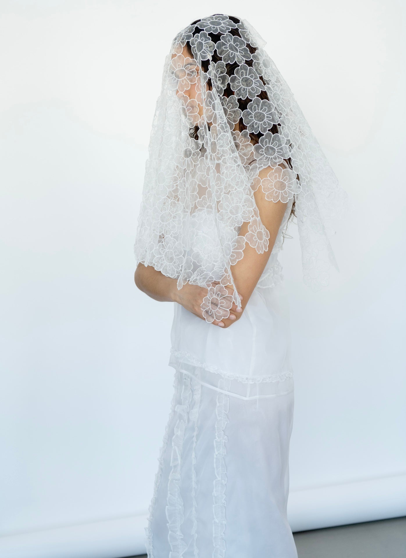 【Cecilie Bahnsen】ORIETTA TOP ORIETTA | TOP ORGANZA WHITE NONA