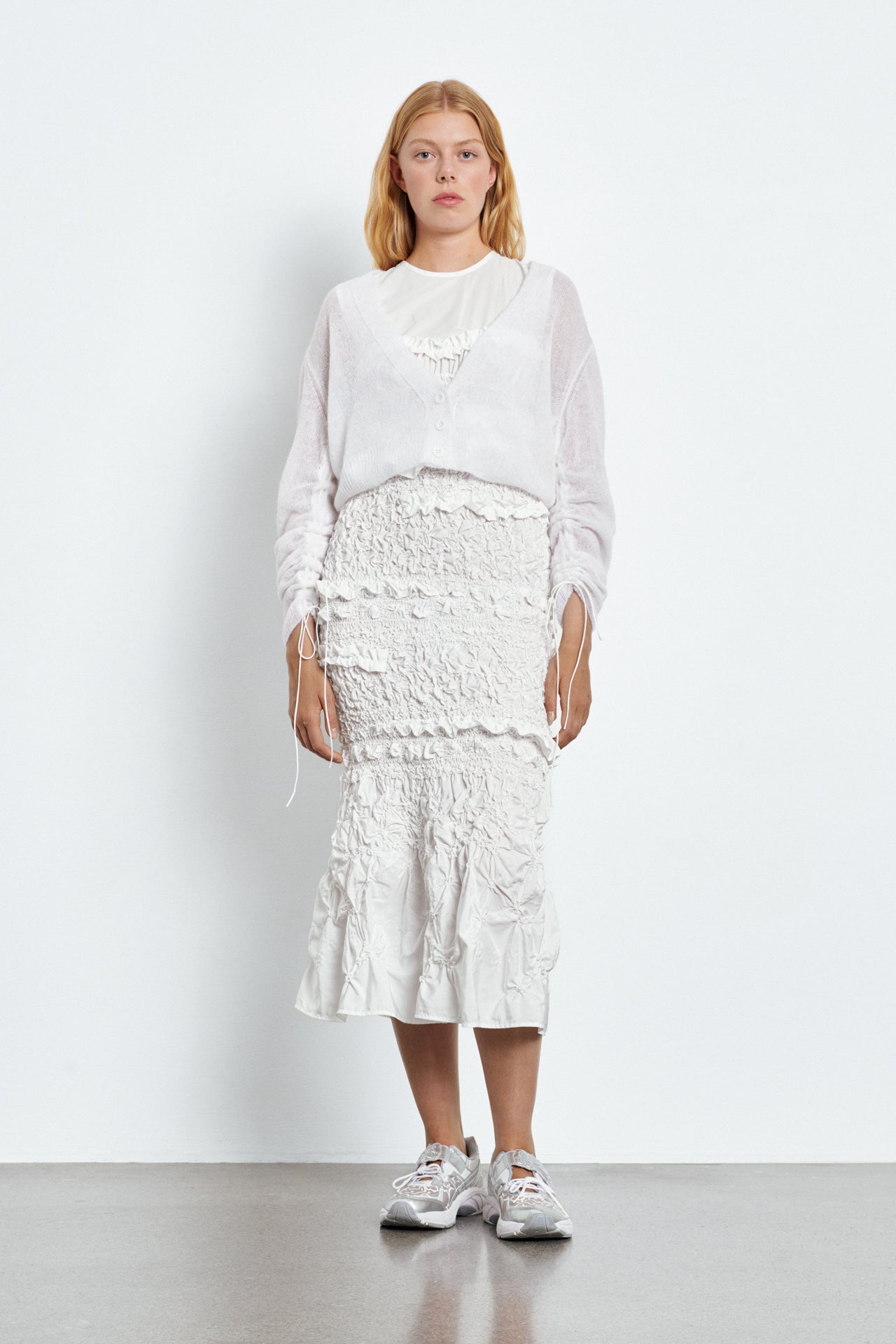 VICKI | CARDIGAN VENUS SOFT KNIT WHITE