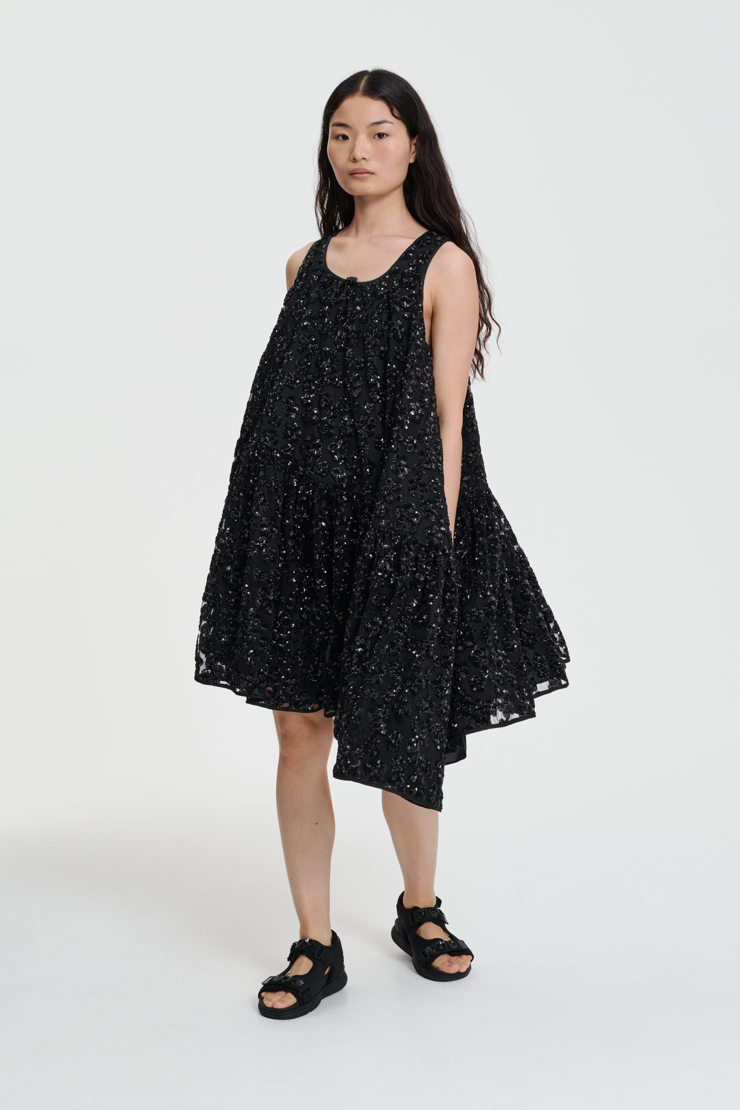 【関税込み】Cecilie Bahnsen ブラック Azelia ミニドレス Cecilie Bahnsen Azelia ミニドレス | ブルー | FARFETCH JP