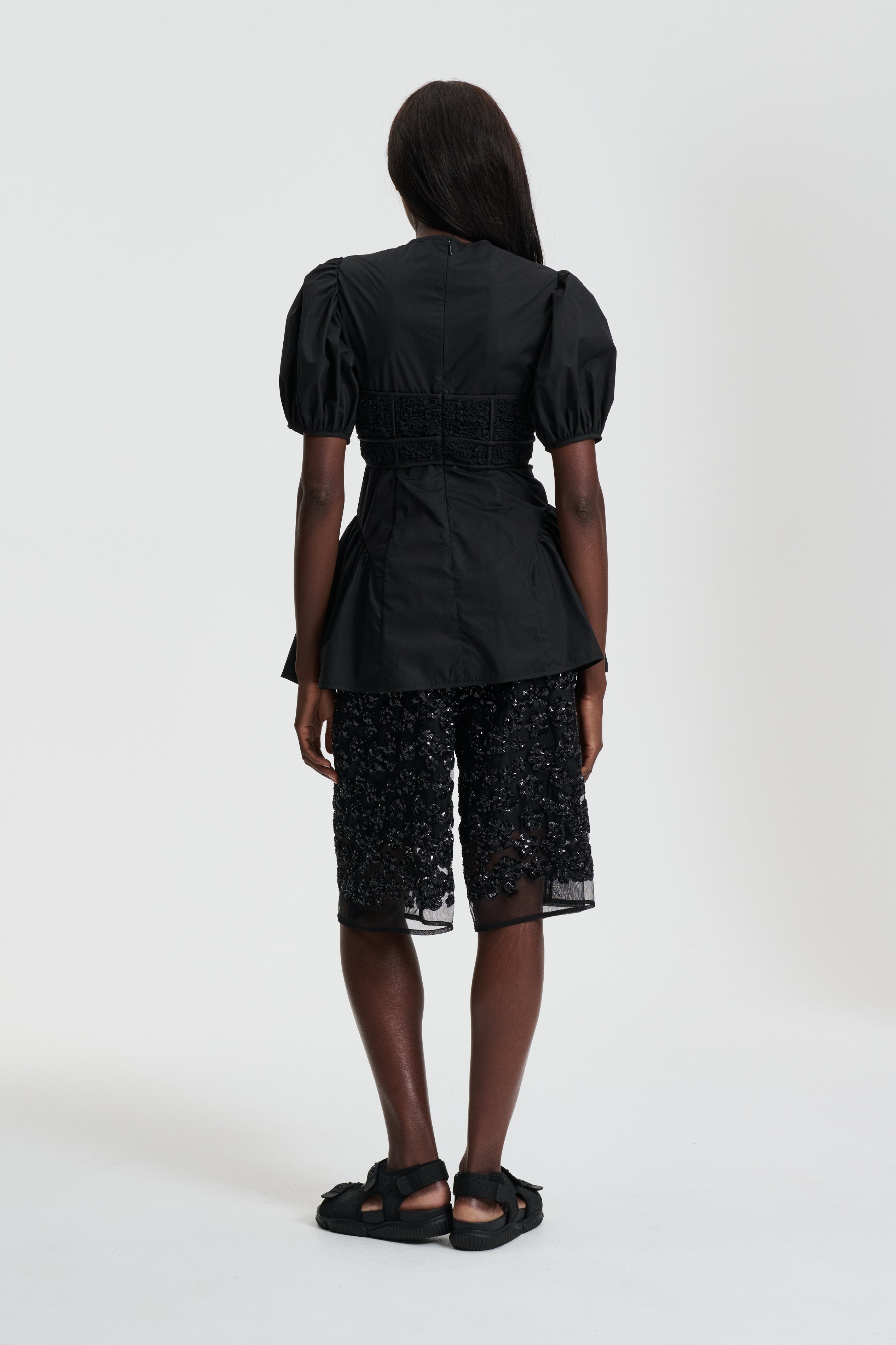 cecilie bahnsenトープス Cecilie Bahnsen Geo トップ | ブラウン | FARFETCH JP