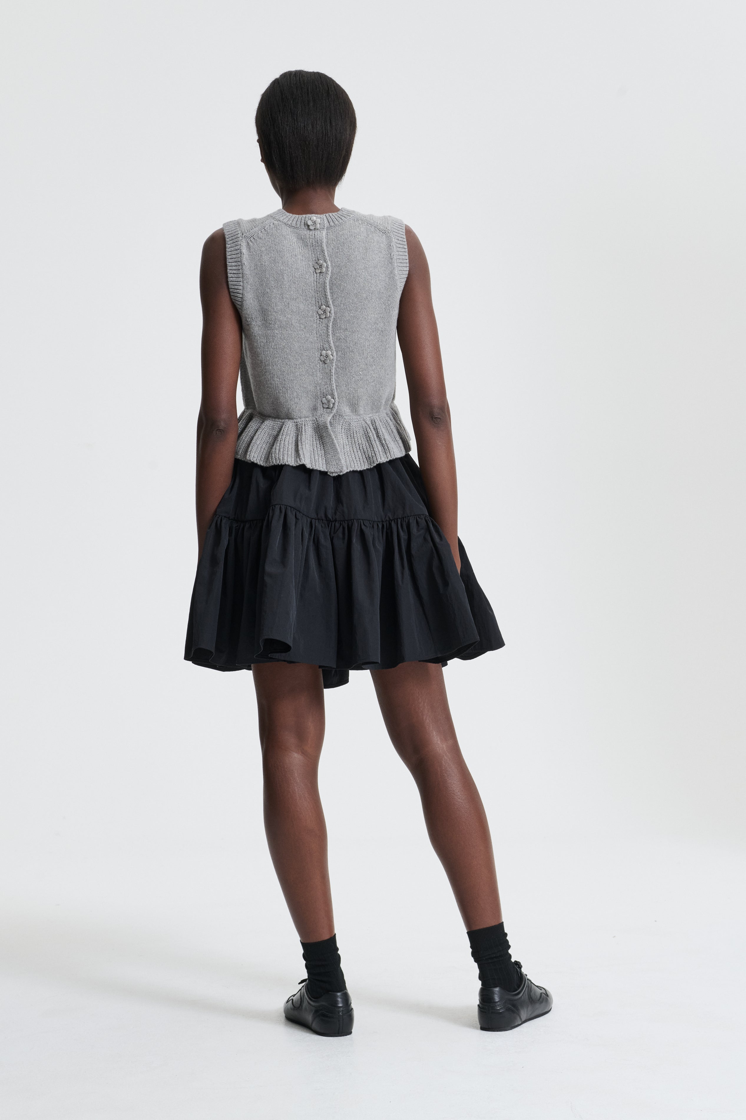BILL | VEST RECYCLED CASHMERE GREY