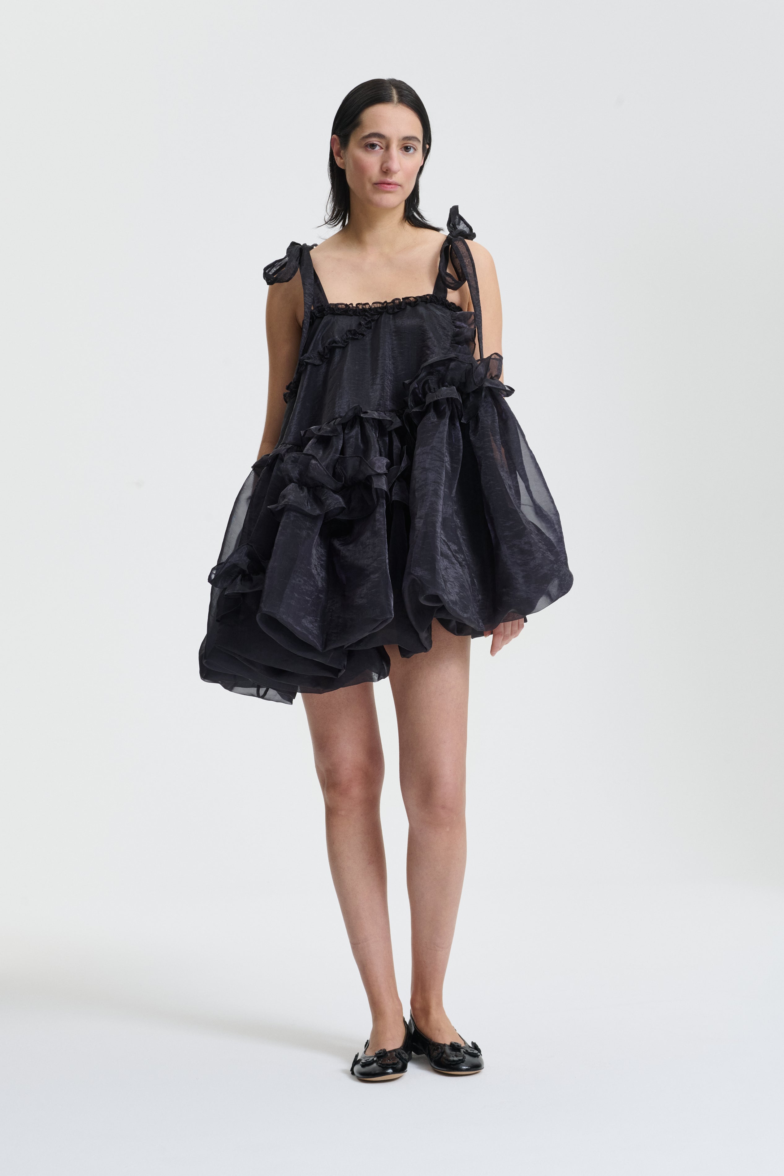 bibiy CELESTINE DRESS ブラック BIBIY. MADE | CELESTINE DRESS BLACK｜Bibiy.