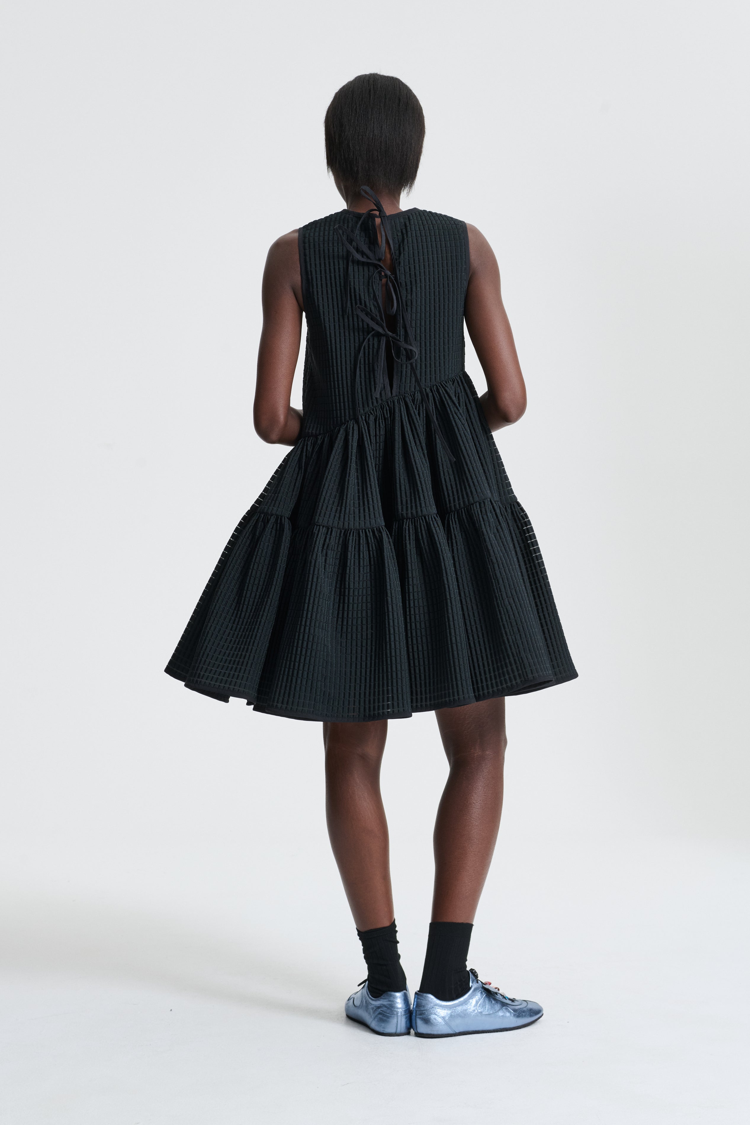 ABIGAIL | DRESS MIKU JACQUARD BLACK
