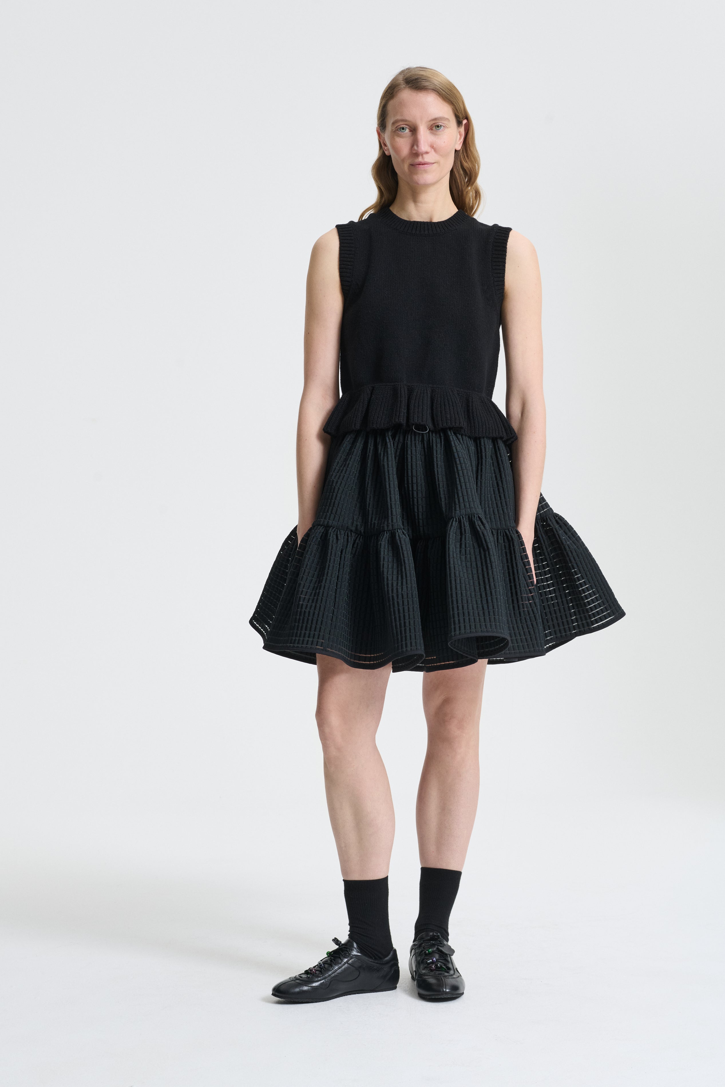 【Cecilie Bahnsen】BELLINI SKIRT BELLINI | SKIRT MIKU JACQUARD BLACK