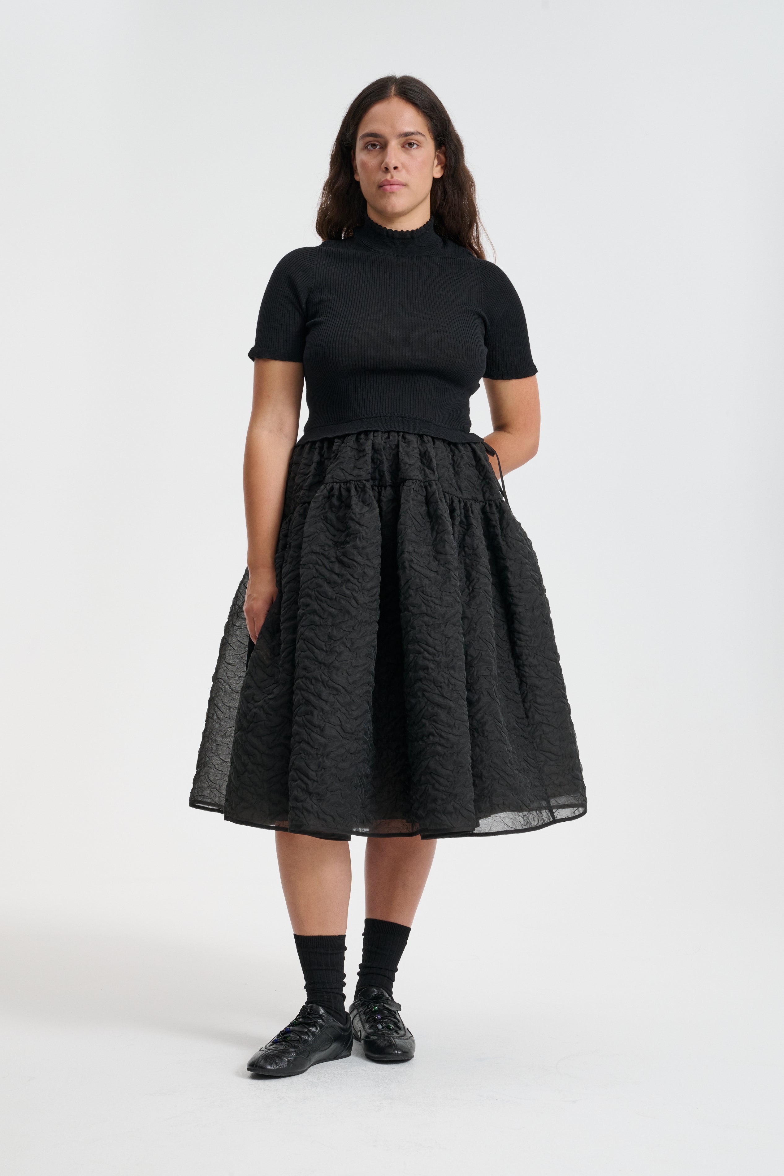 【Cecilie Bahnsen】ROSIE SKIRT ROSIE | SKIRT QUILTED COTTON WHITE