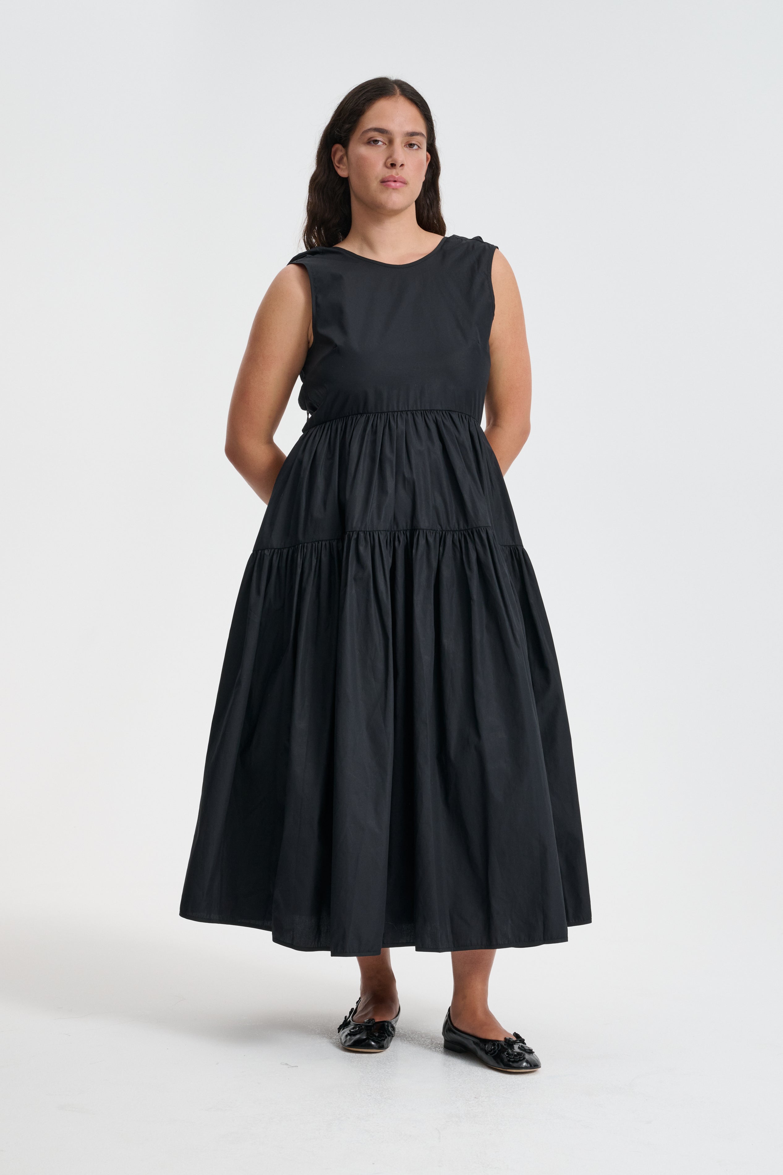 ワンピース Cecilie Bahnsen RUTH DRESS blue RUTH | GOWN COTTON WHITE