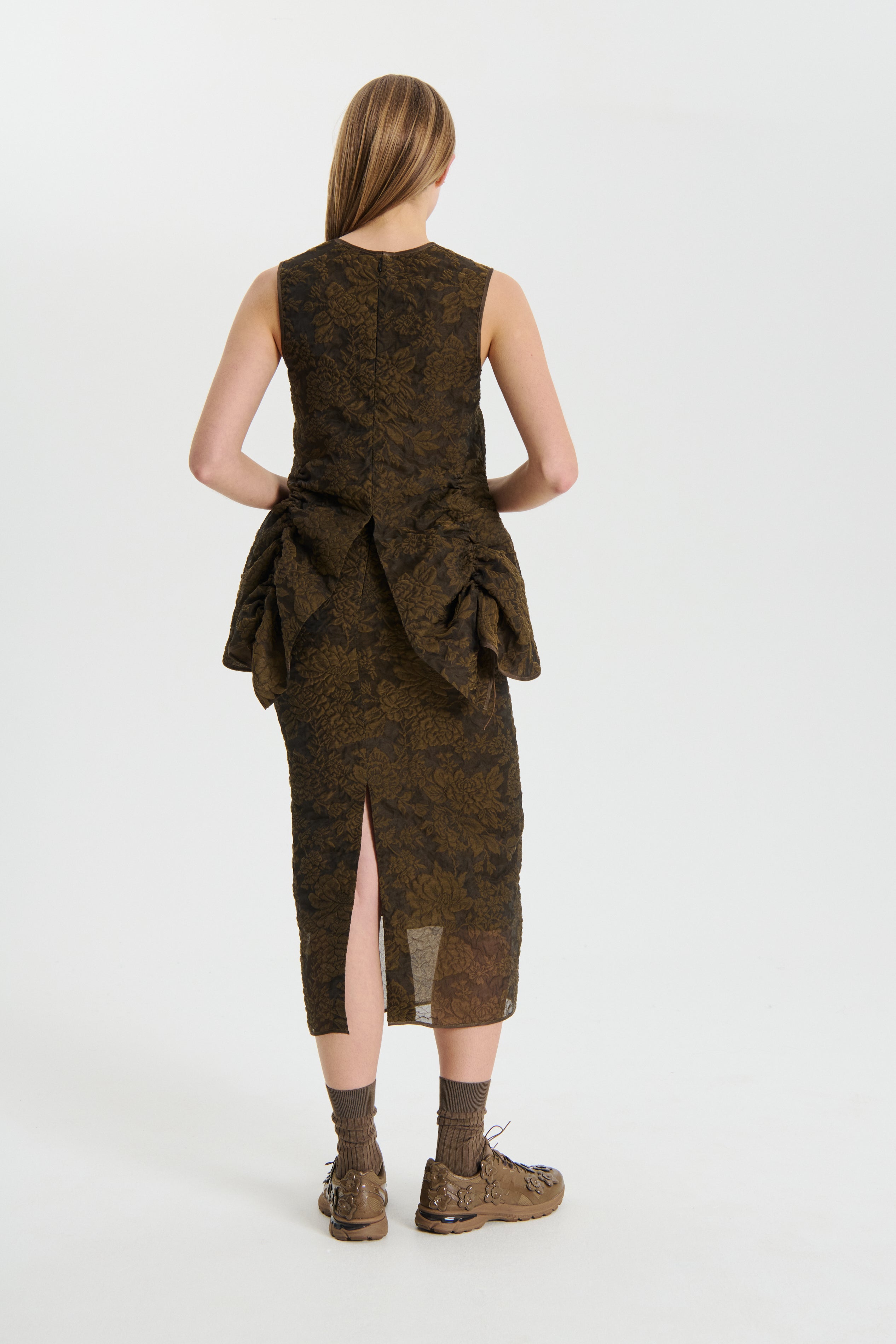 スカート CECILIE BAHNSEN-UKA SKIRT UKA | SKIRT POSY MATELASS… NAVY