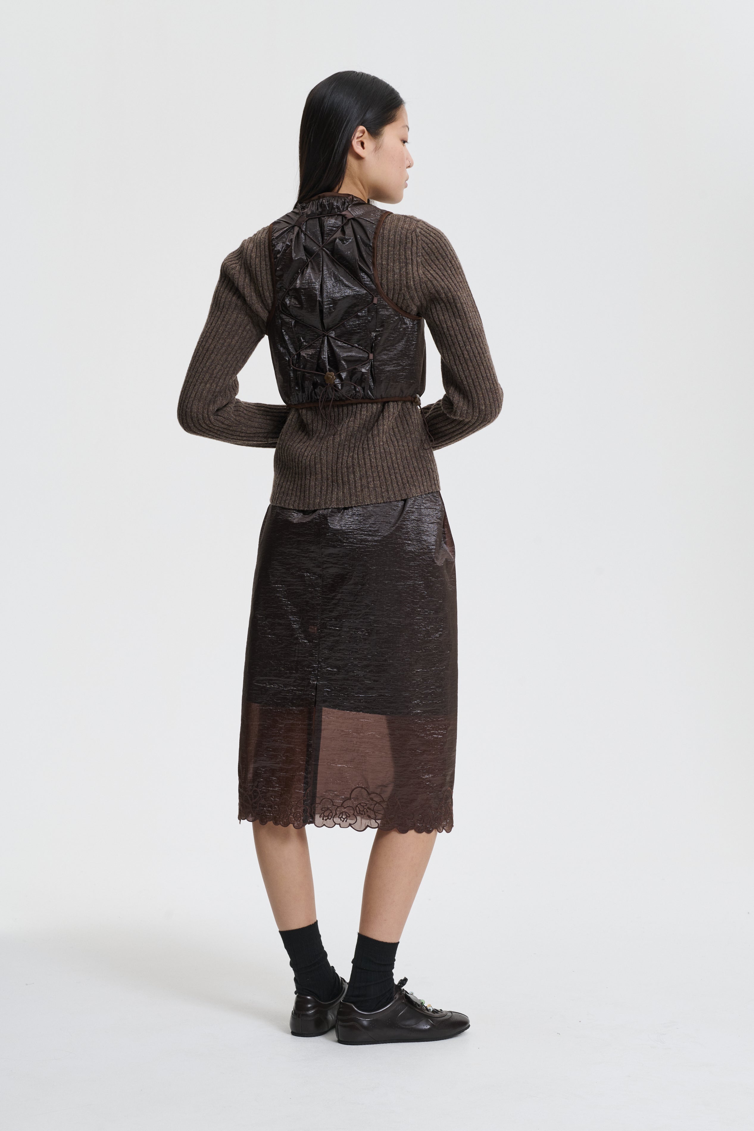 BONA | VEST LIQUID MYRTIA BROWN BONA | VEST LIQUID MYRTIA BROWN