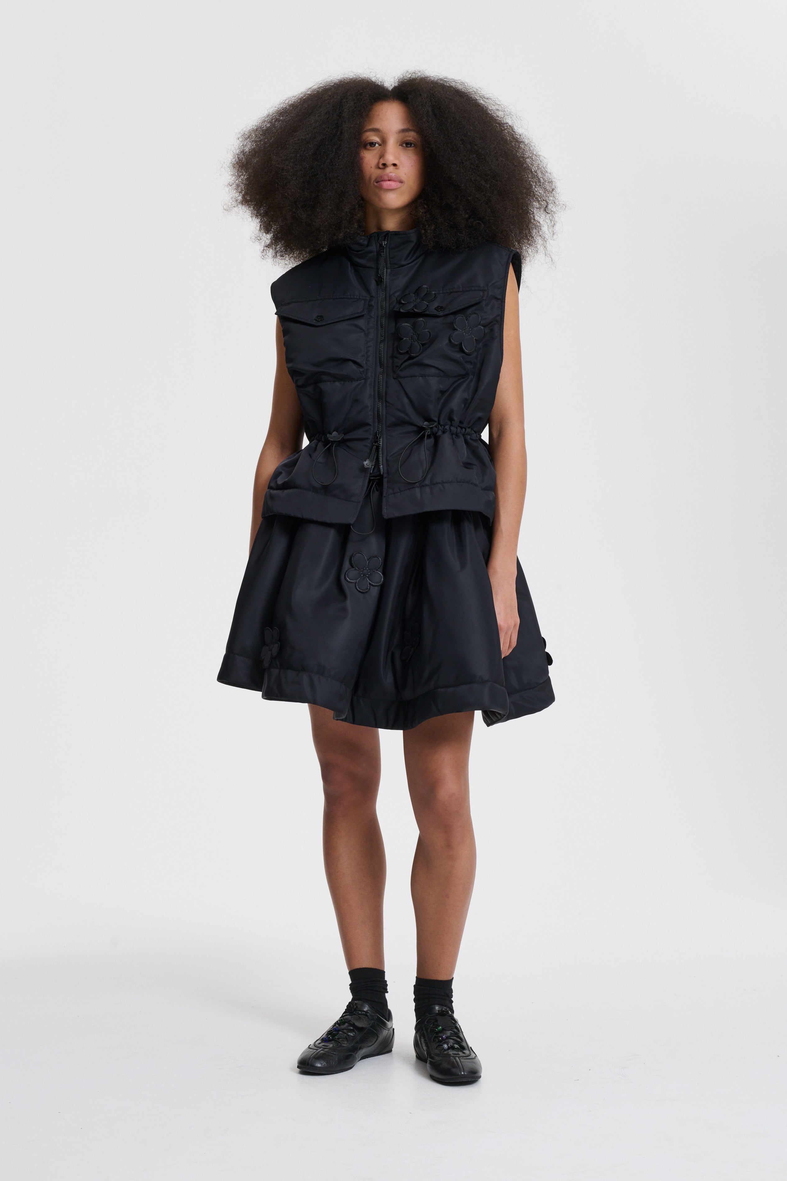 BREE | VEST NYLON BLACK