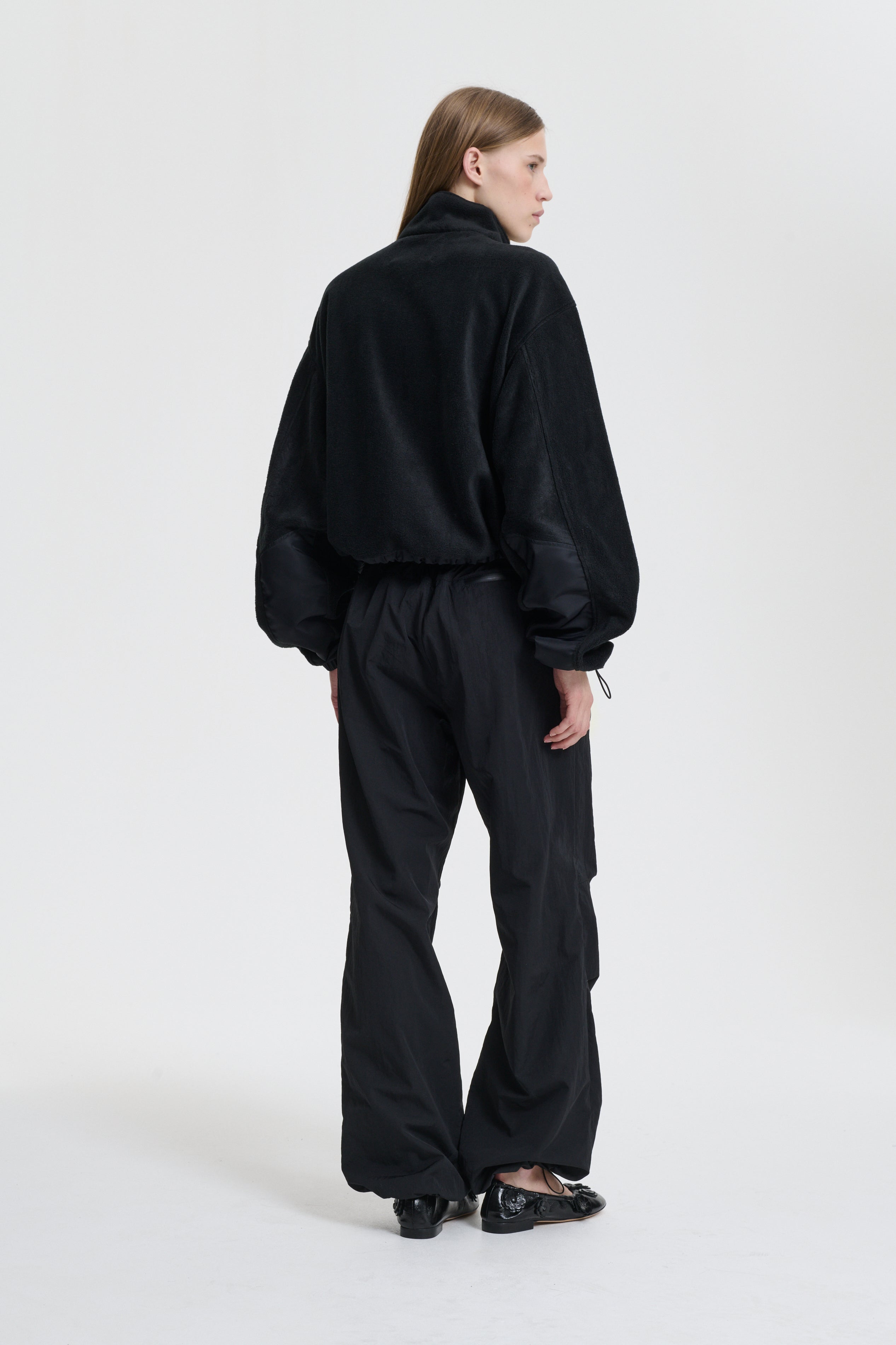 BASTIAN | ANORAK FLEECE BLACK