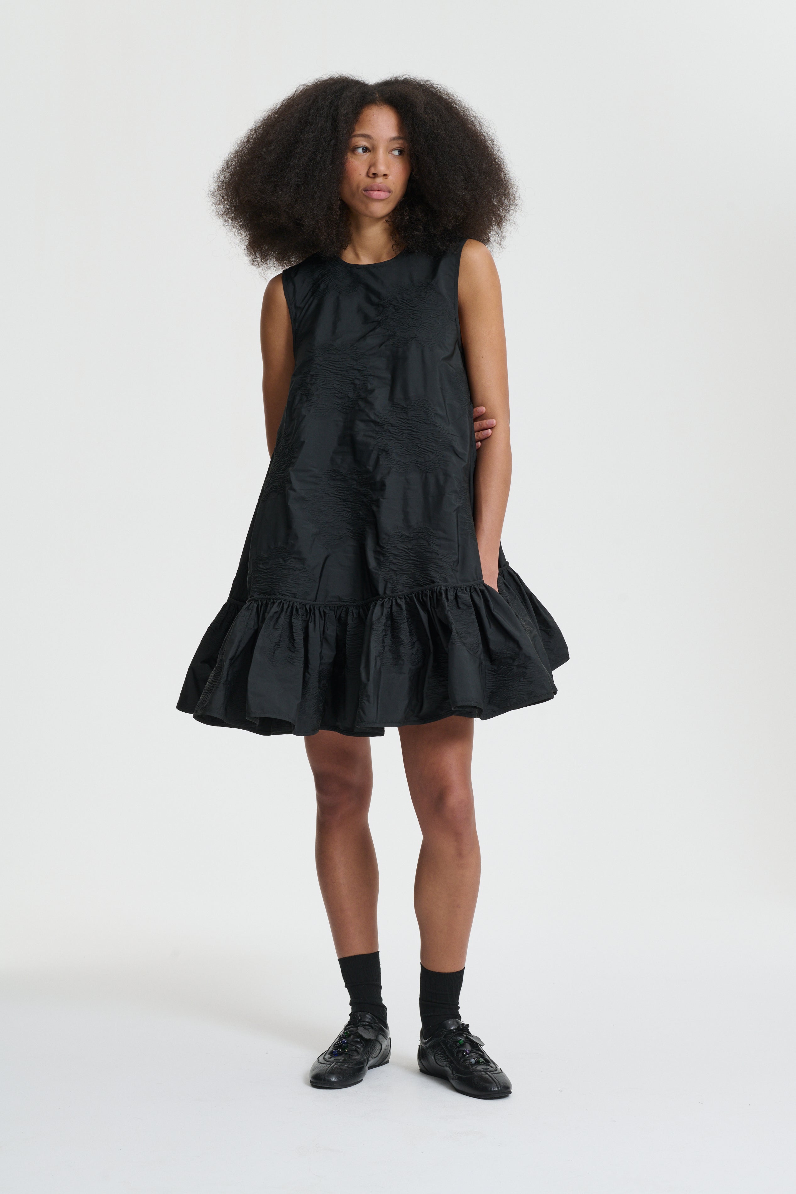 LALA | DRESS BORUS JACQUARD BLACK