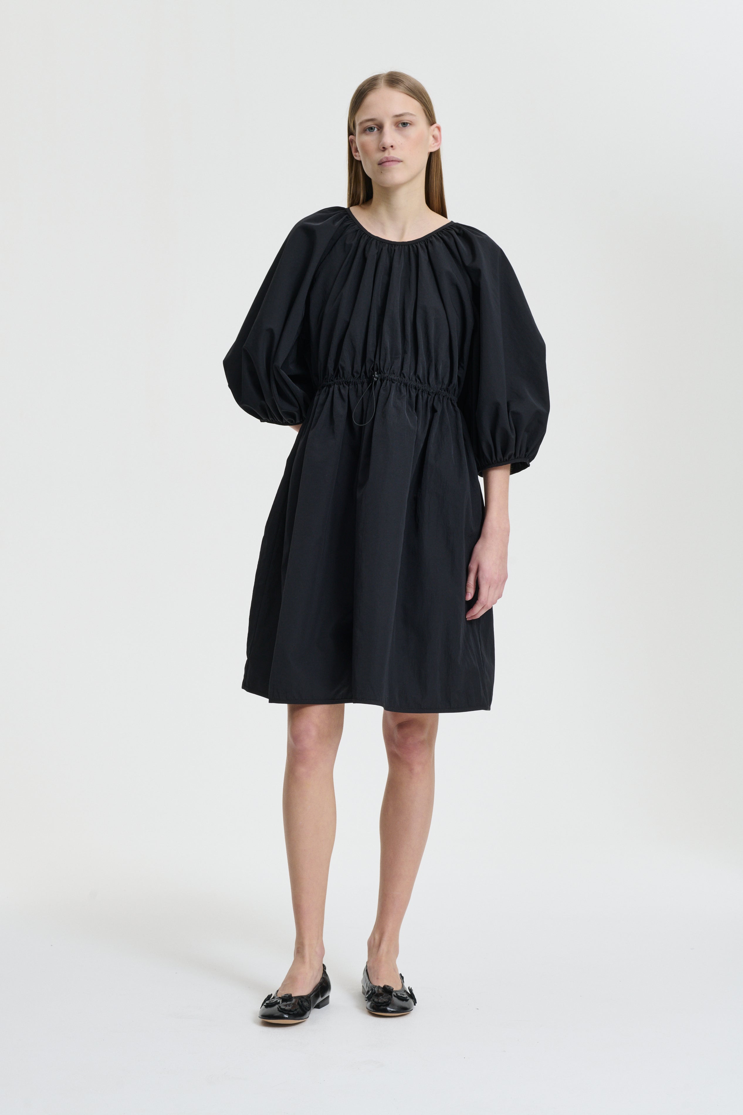 Cecilie Bahnsen リサイクルタフタスカート BIRGITTE | DRESS RECYCLED TAFFETA BLACK – Cecilie Bahnsen