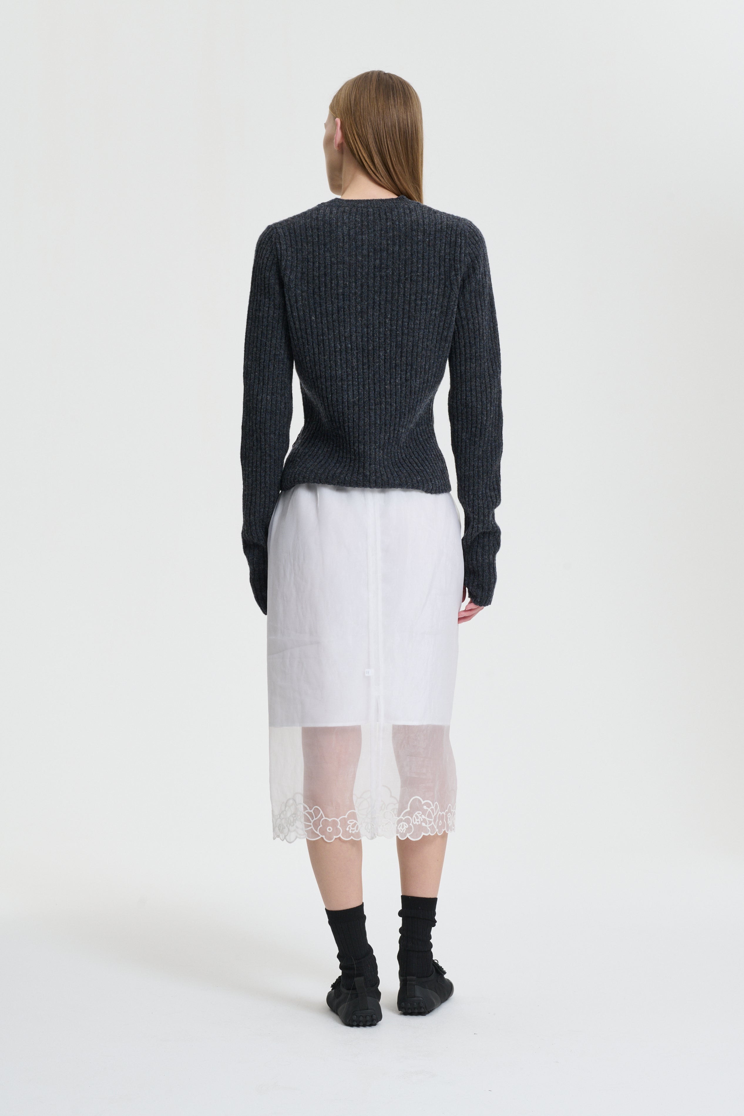 BLAS | PULLOVER NORDIC RIB DARK GREY