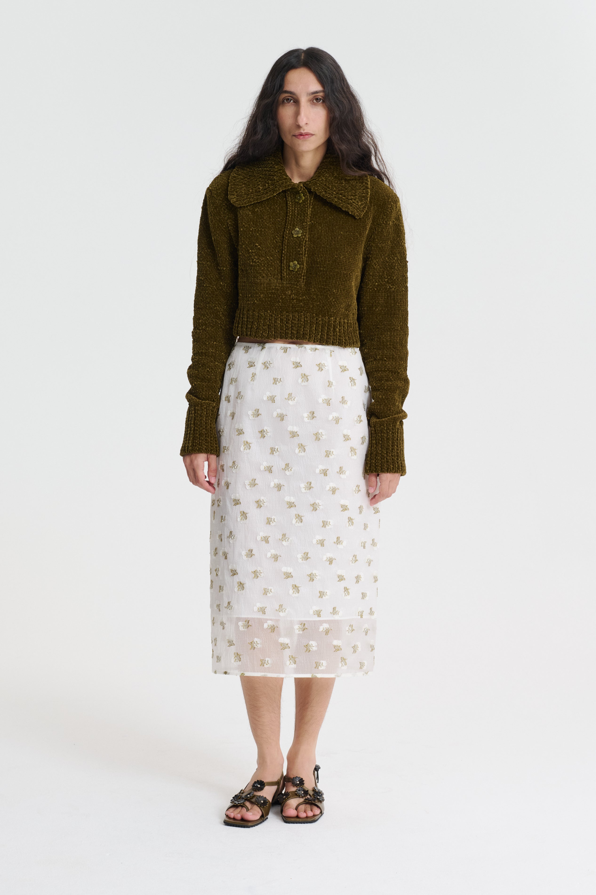 CALLA | JUMPER | VELVET OLIVE GREEN