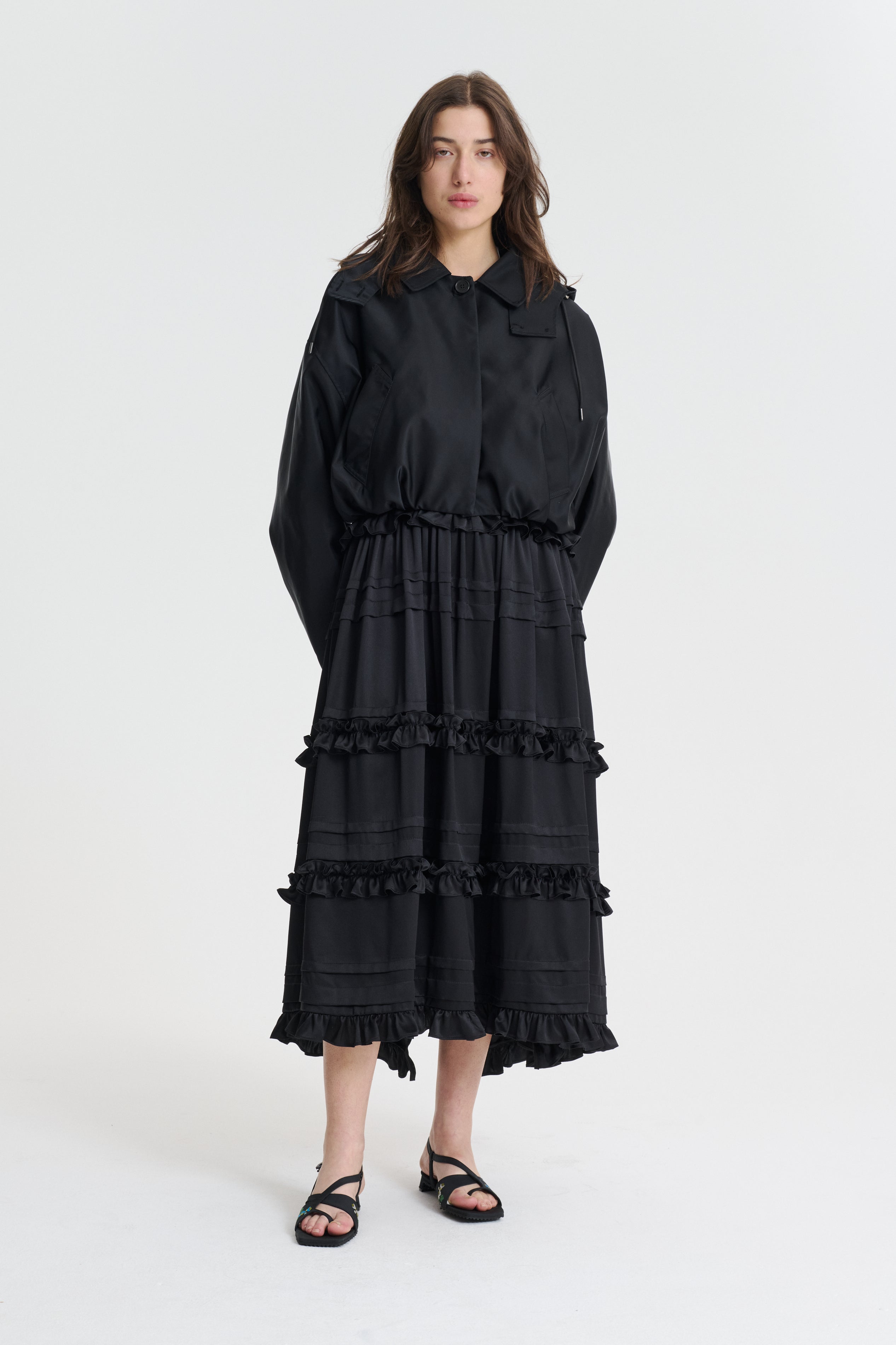 ORIT | JACKET TECHNICAL CANVAS BLACK