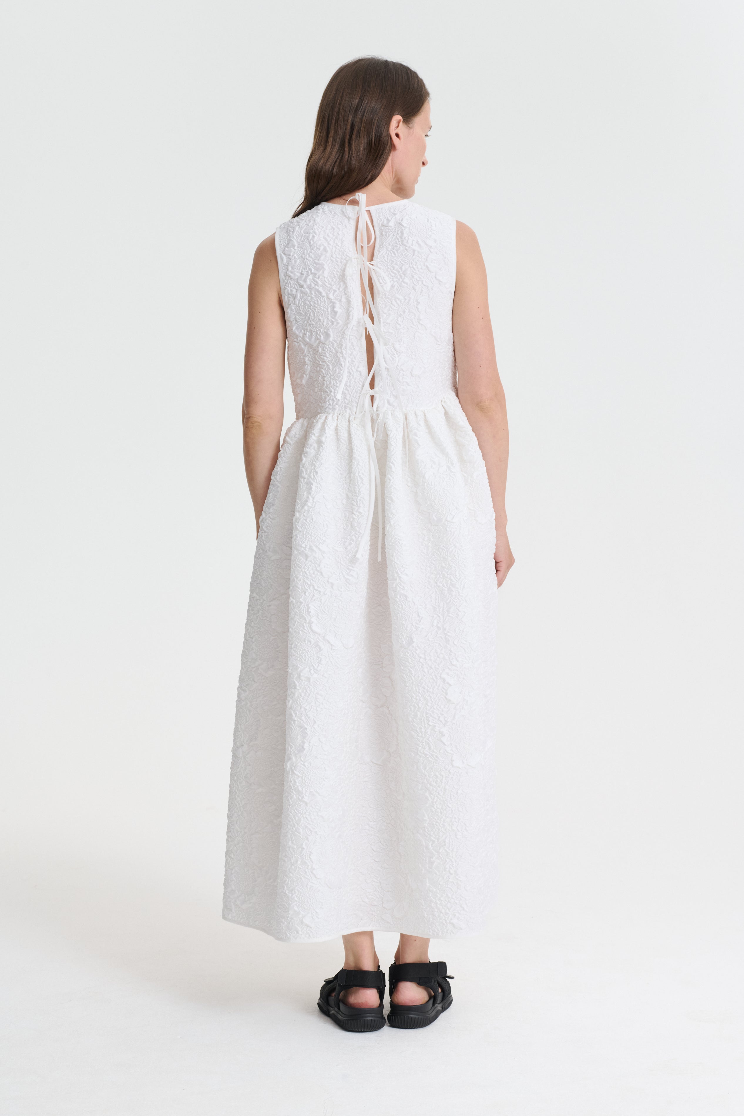 DITTE | DRESS BORAGE CLOQU… WHITE DITTE | DRESS BORAGE CLOQU… WHITE