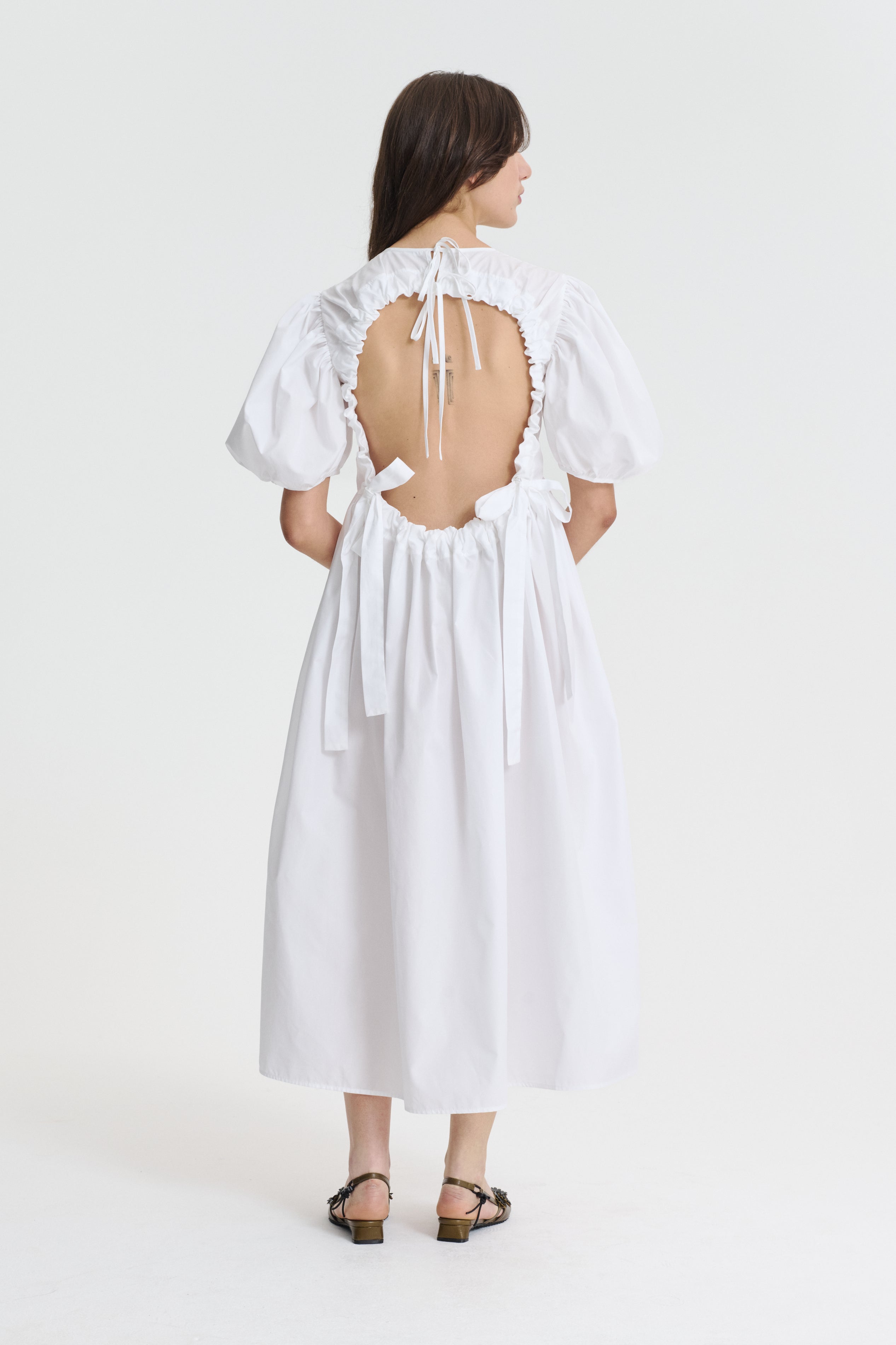 AILEY DRESS COTTON WHITE