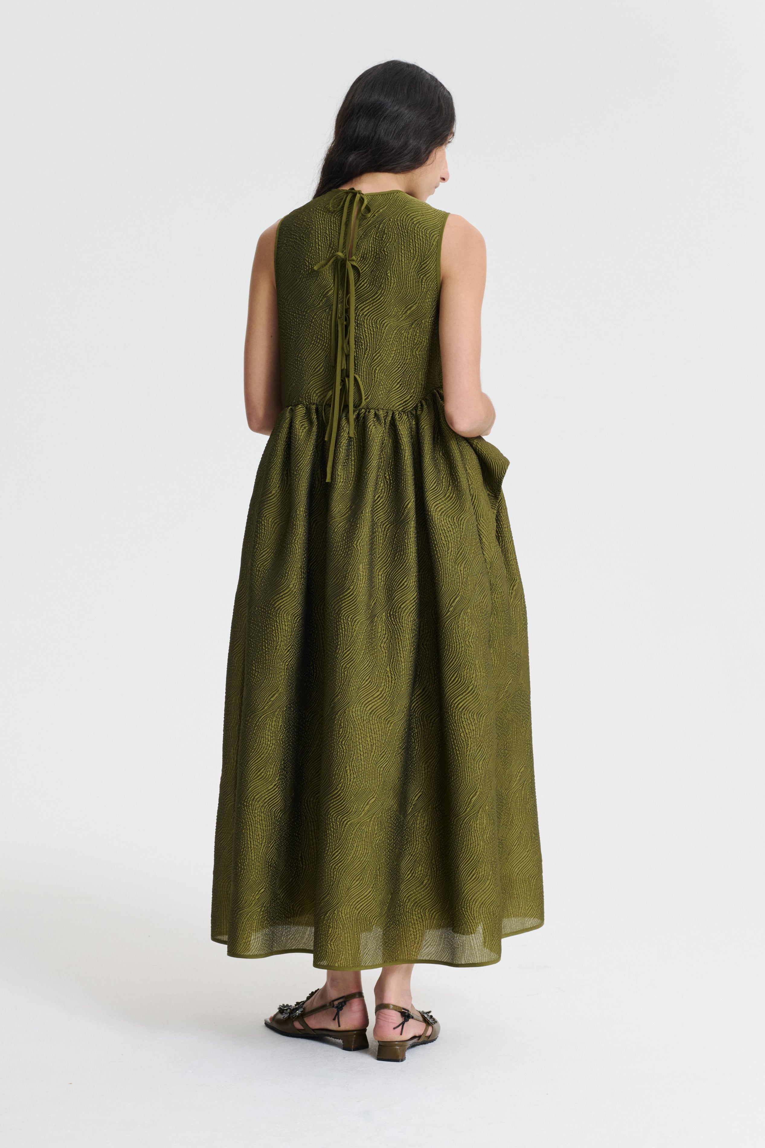 【Cecilie Bahnsen】DITTE DRESS DITTE | DRESS GRAPPOLO MATELASSE? PINK
