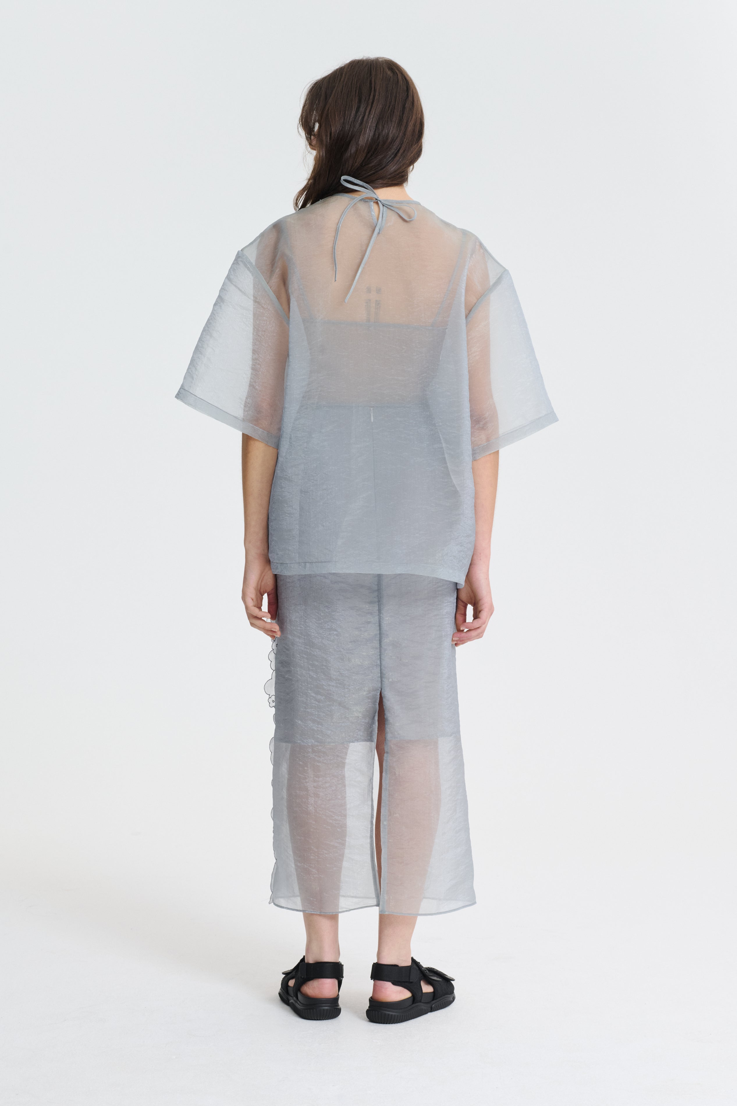 Ace Top in Grey Melange