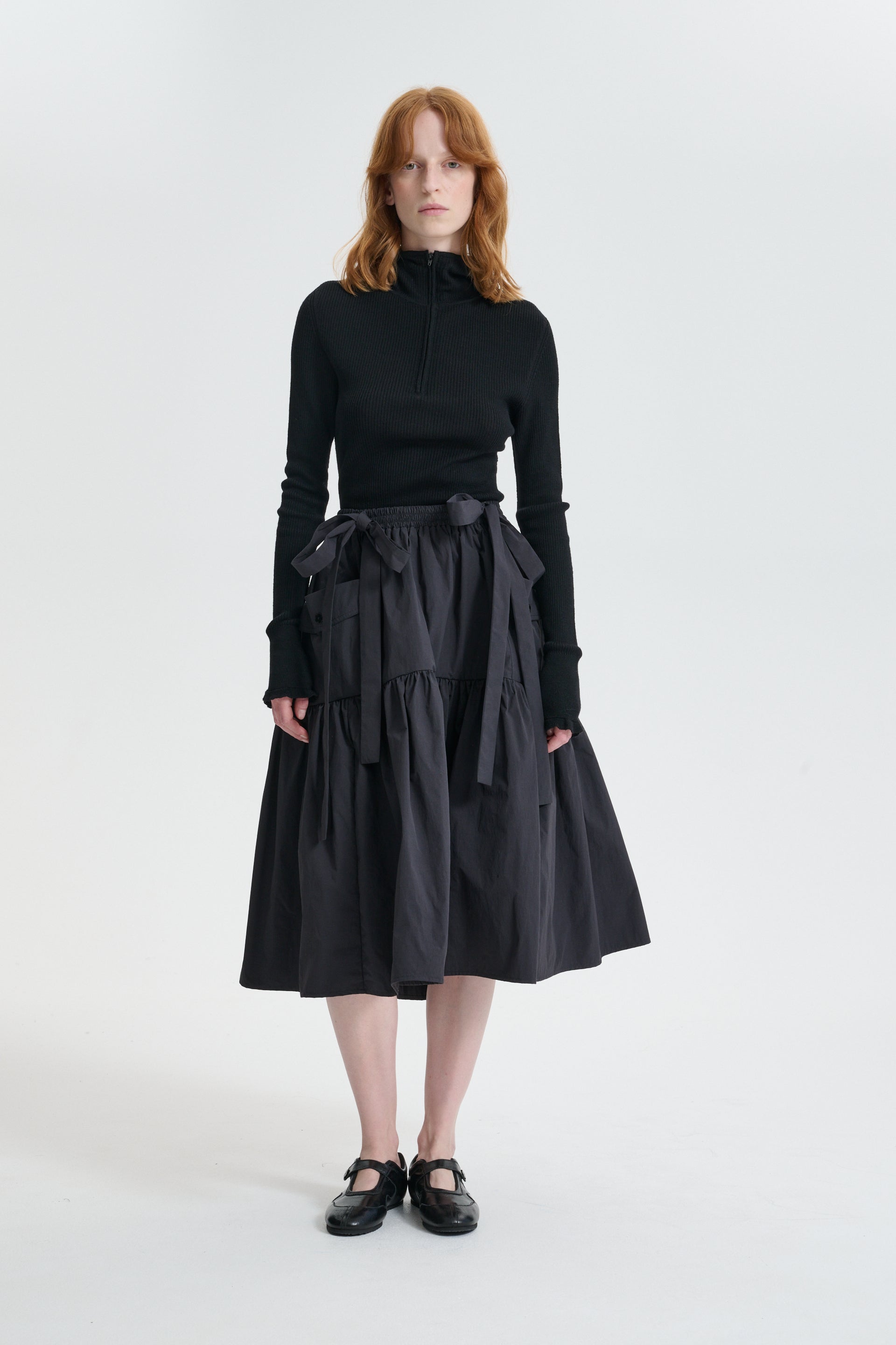 CBCAI | SKIRT CRISP RIPSTOP BLACK – Cecilie Bahnsen