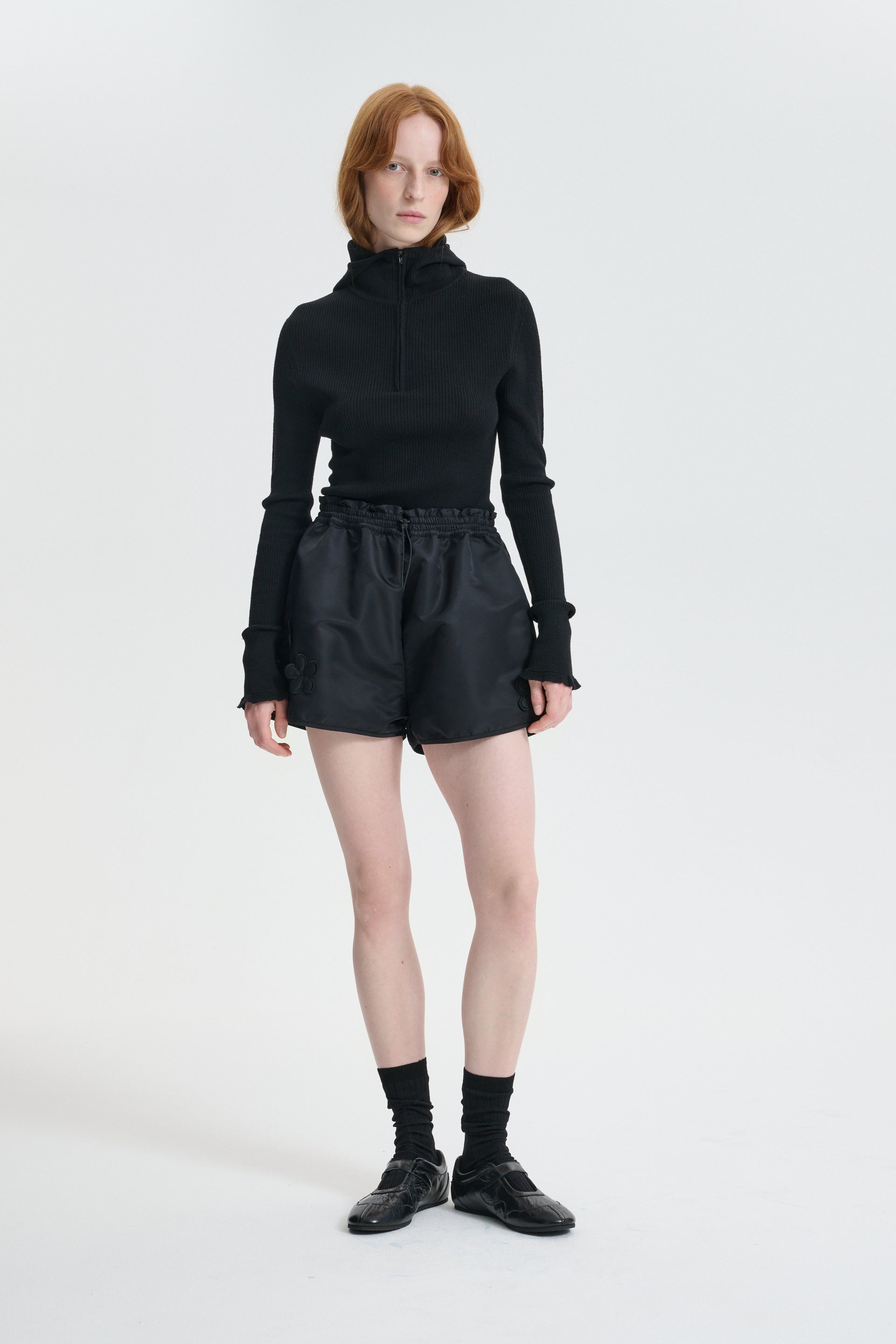 CBCOLETTE | SHORTS TECHNICAL NYLON BLACK