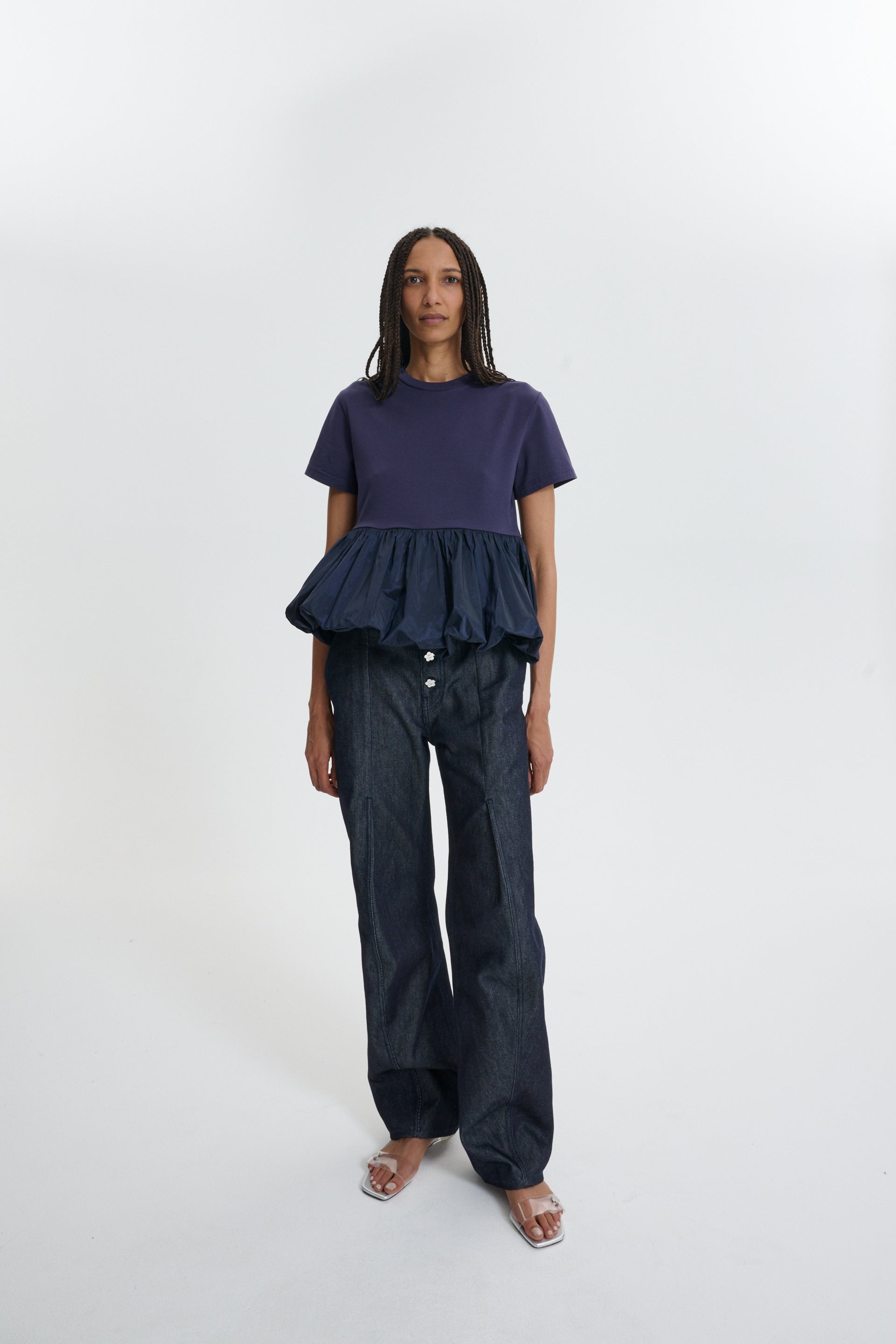 CBCOOPER | T-SHIRT JERSEY NAVY – Cecilie Bahnsen
