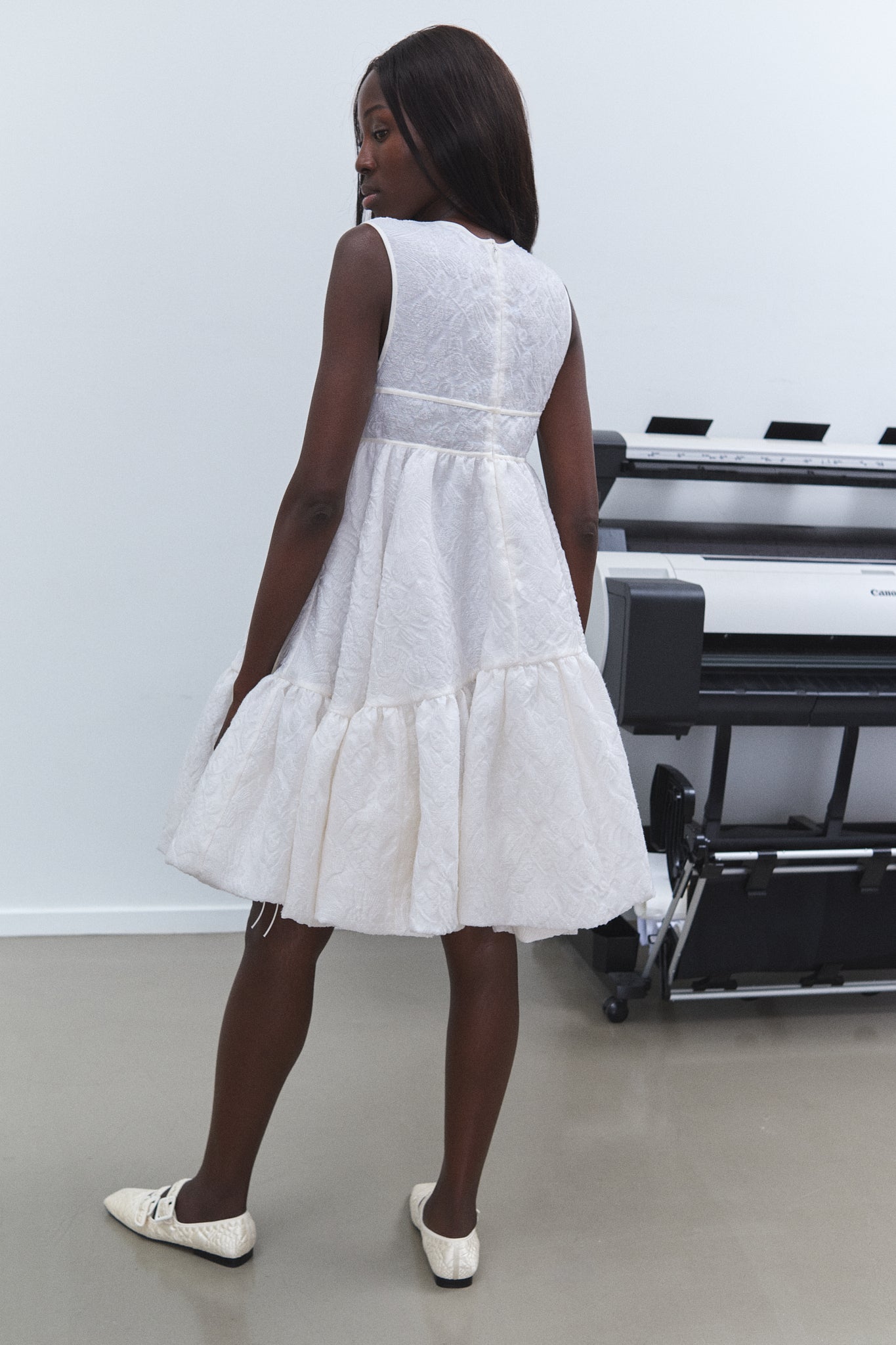 DREAM | DRESS CAMPSIS MATELASSE ECRU BRIDAL