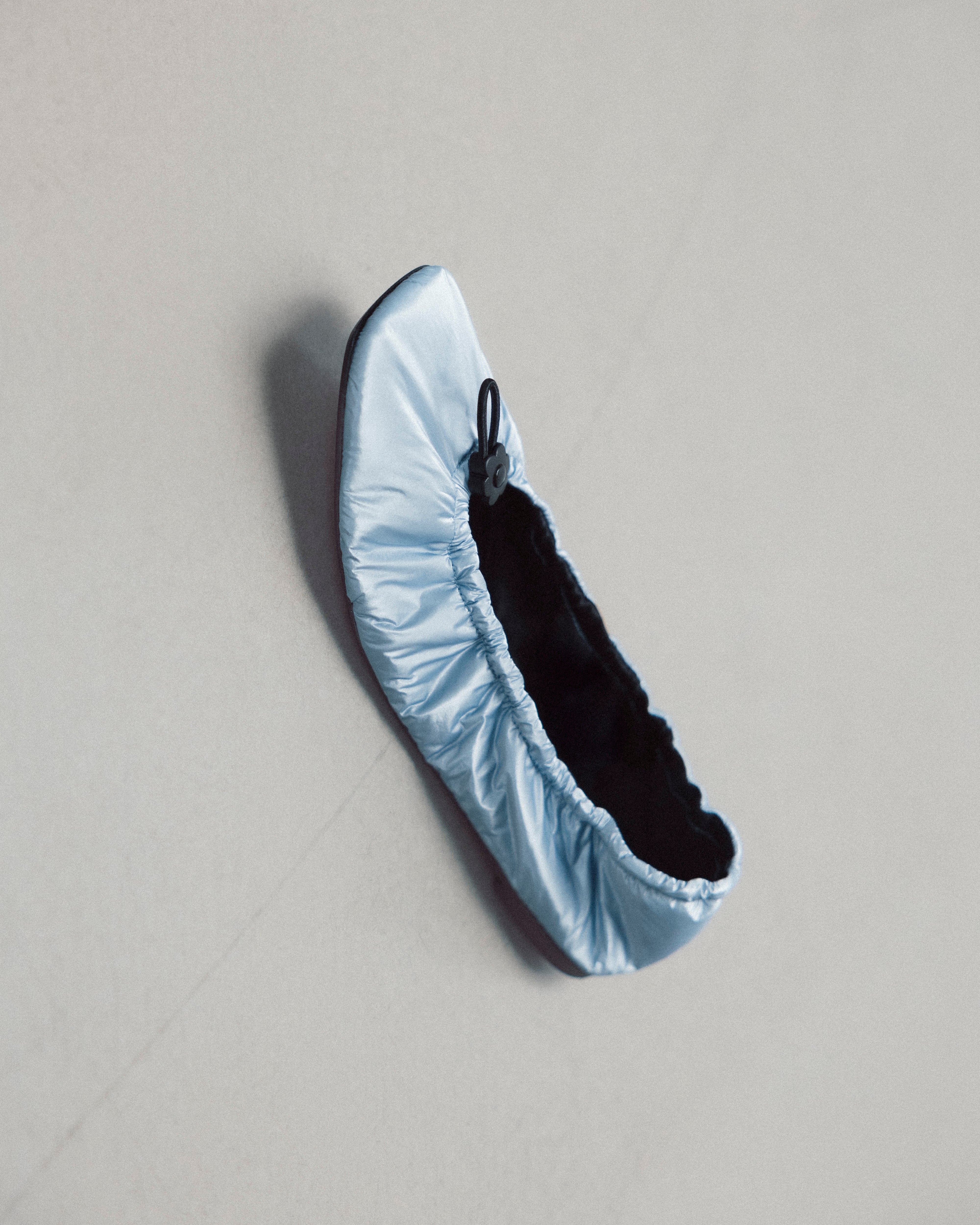 [CECILIE BAHNSEN] ORBELLA バレエシューズ ORBELLA | BALLET LAMINATED TAFFETA SILVER