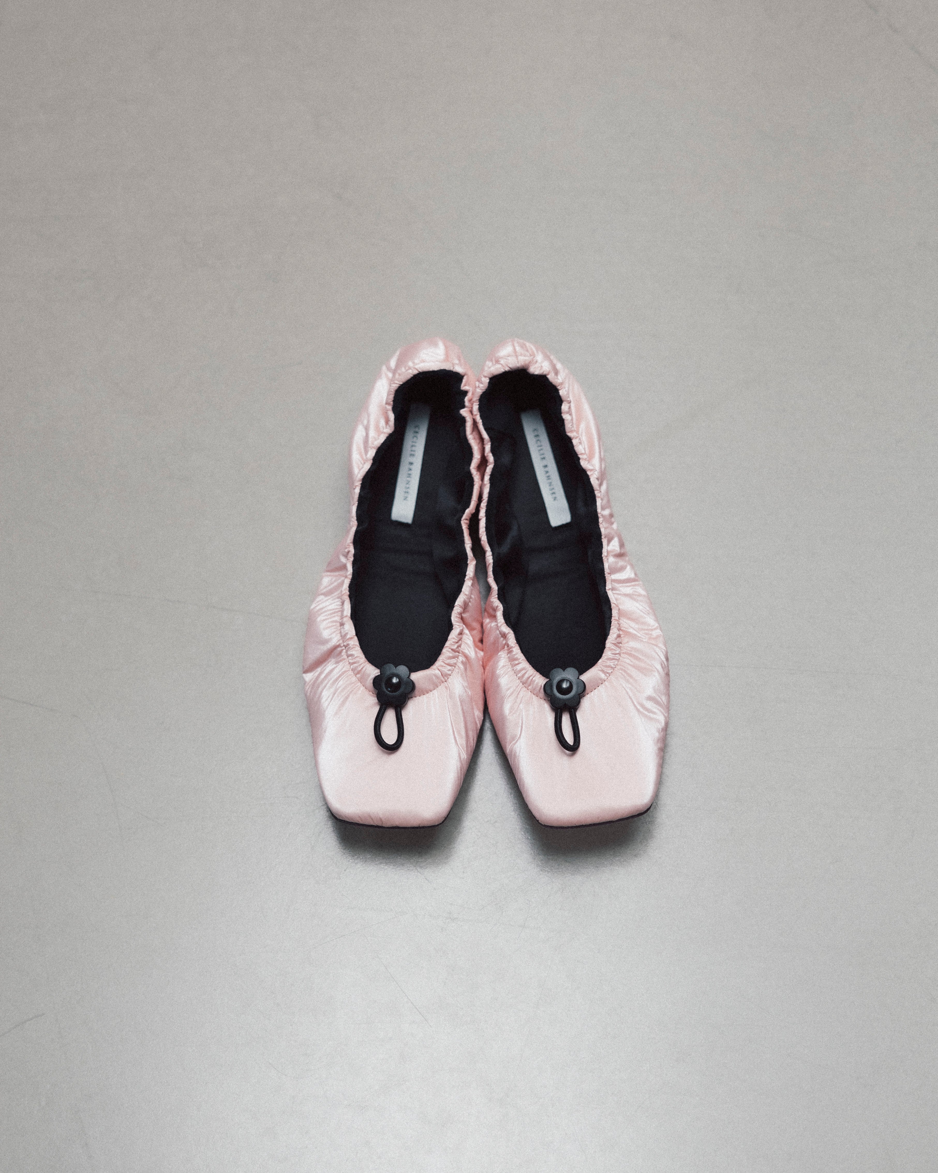 Cecilie bahnsen オルヘラハレリナフラット 424FTW30017 SORBET ORBELLA | BALLET PADDED NYLON | Sorbet