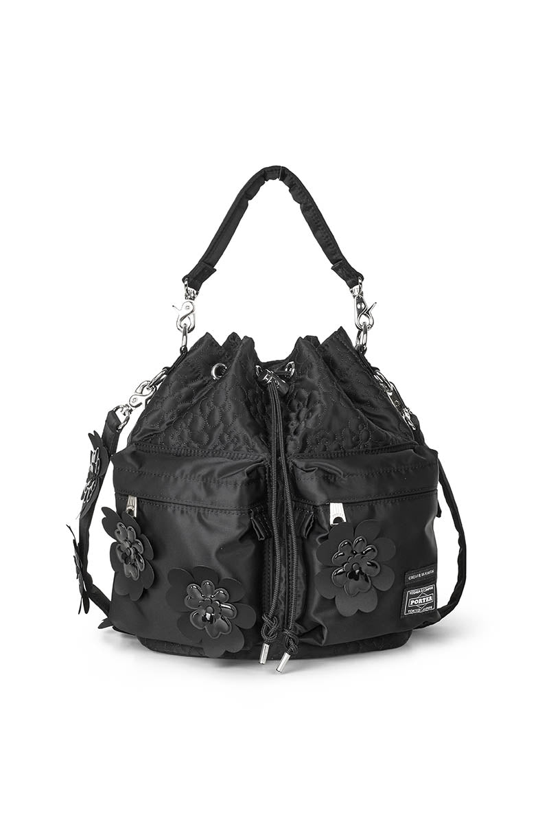 バッグ PORTER x CECILIE BAHNSEN 2Way Tool Bag CECILIE BAHNSEN X PORTER 2WAY TOOL | BAG BLACK