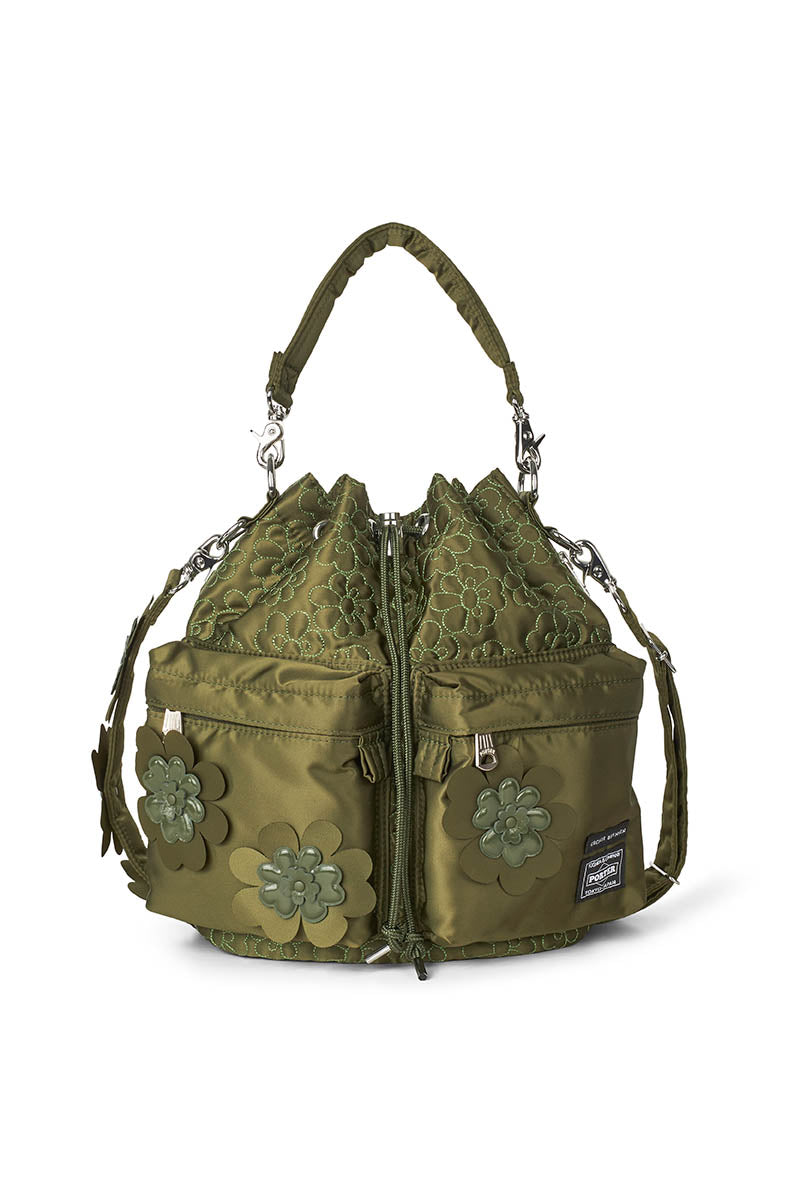 バッグ PORTER x CECILIE BAHNSEN 2Way Tool Bag CECILIE BAHNSEN X PORTER 2WAY TOOL | BAG OLIVE
