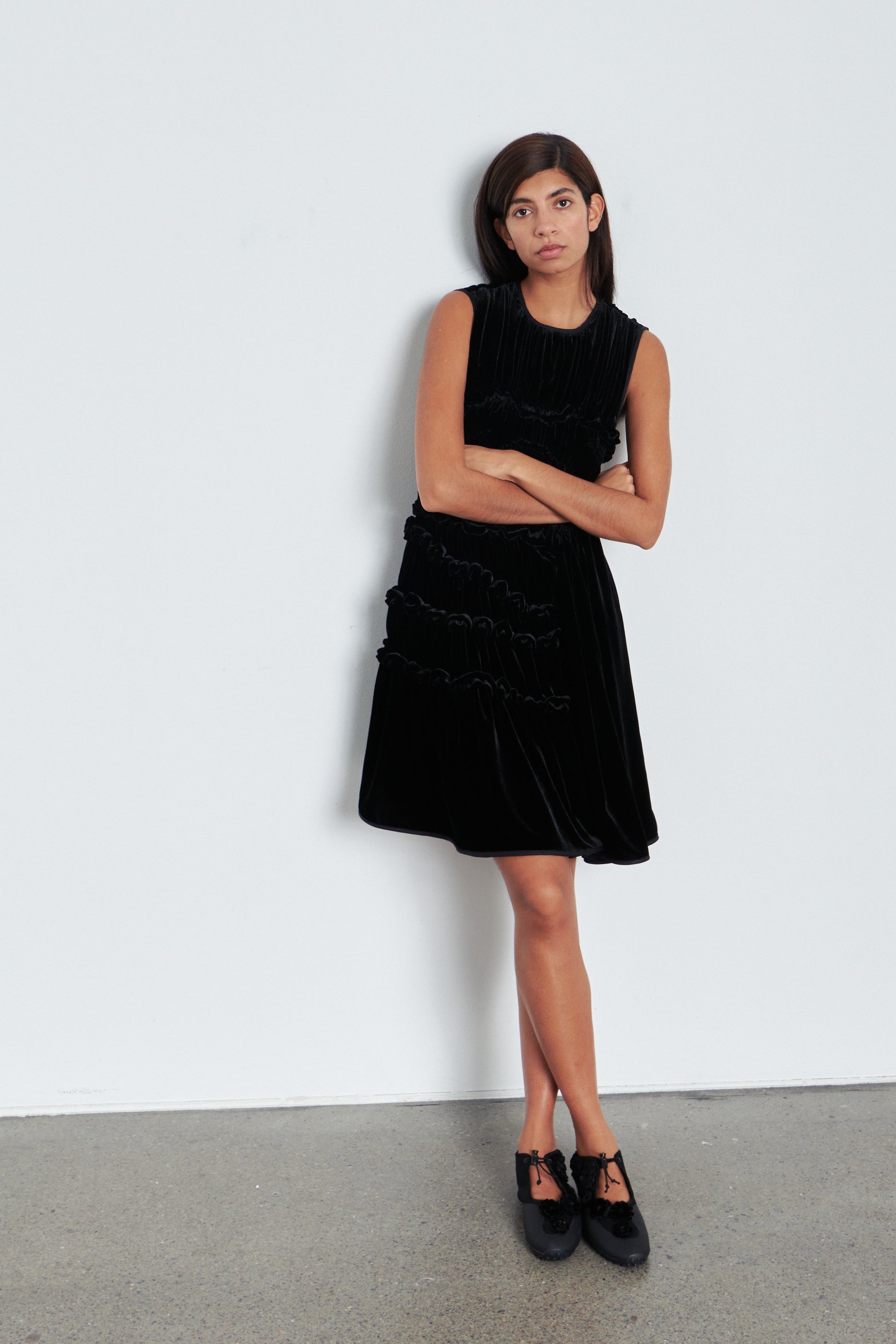 Cecilie bahnsen 2024 velvet dress