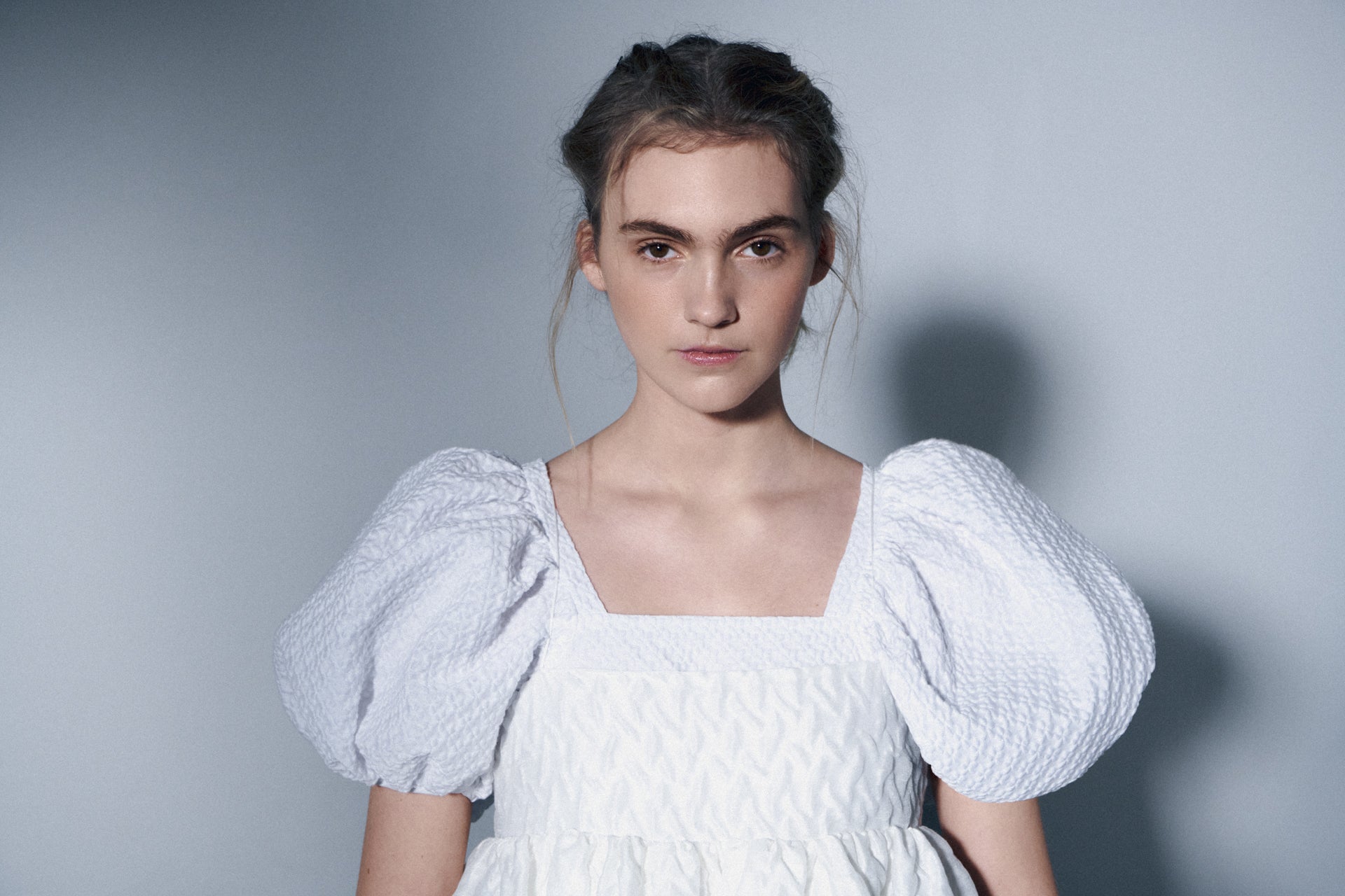 TILDE | DRESS BLOSSOM MATELASSÉ WHITE