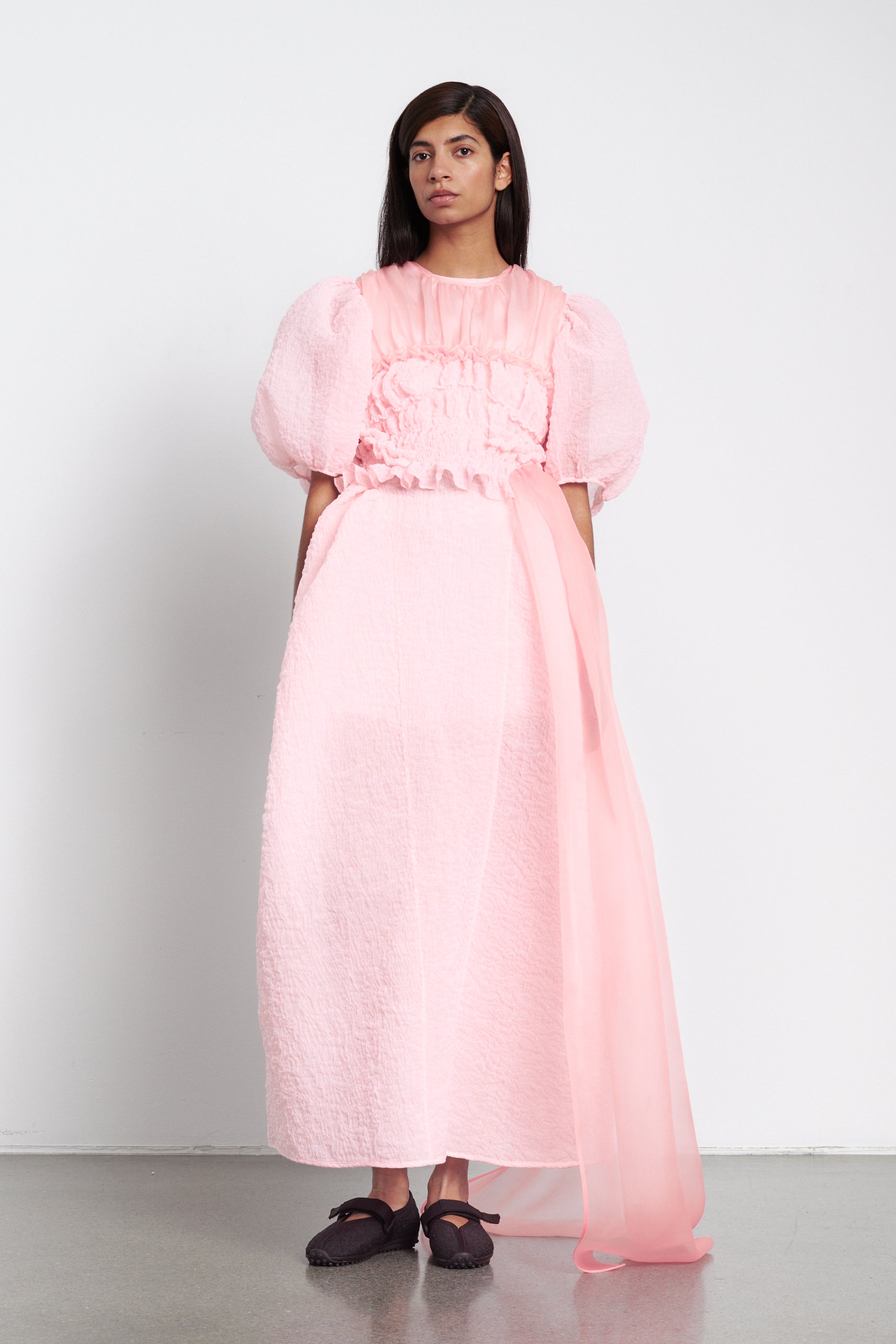 ULANI | DRESS WINTERMERE MATELASSÉ ROSEWATER