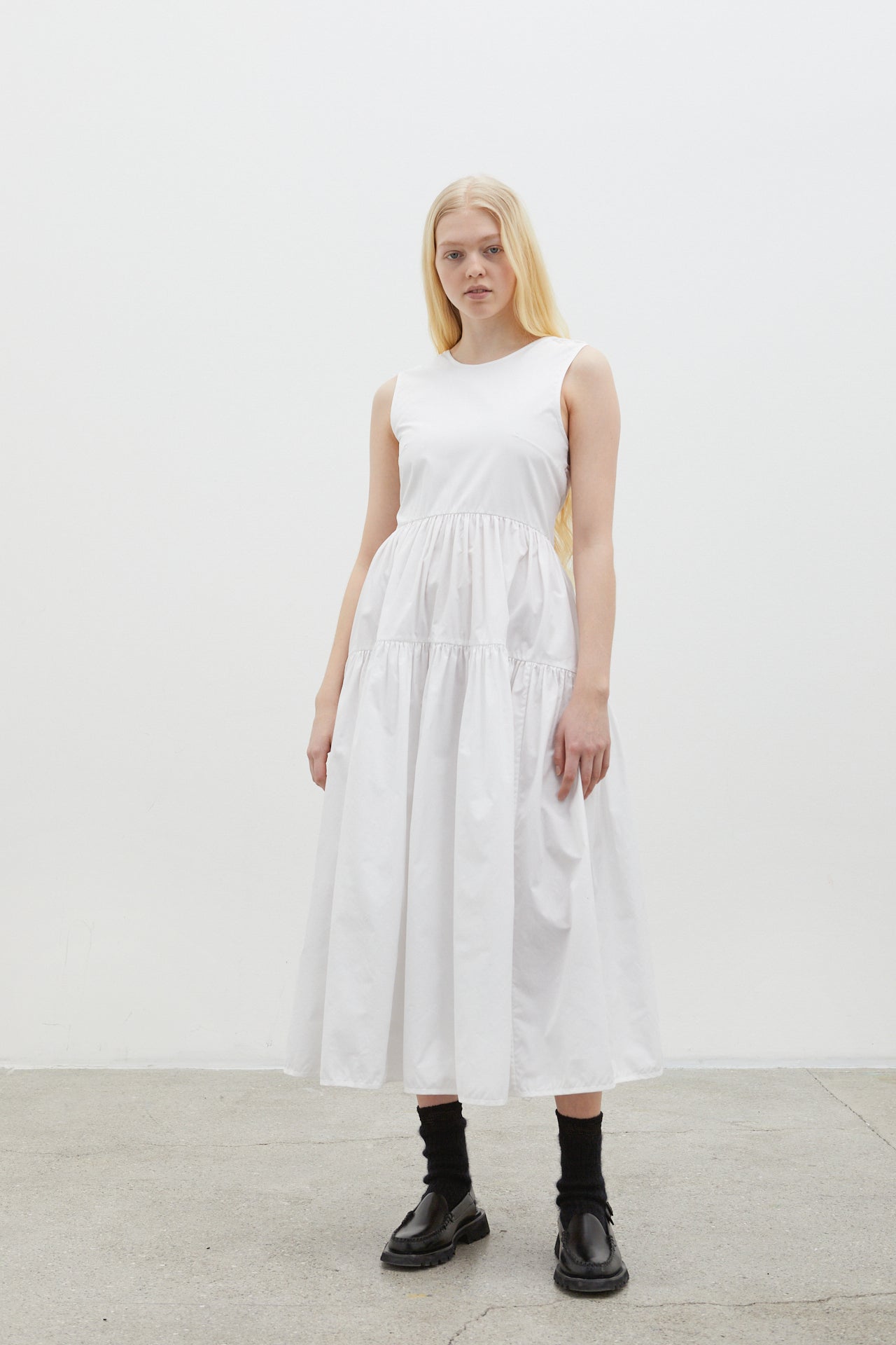 RUTH GOWN COTTON WHITE