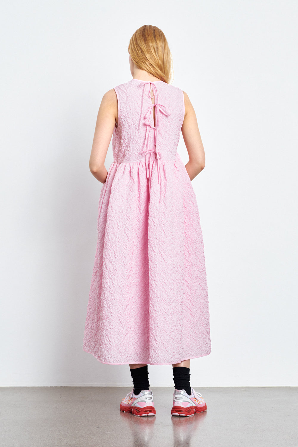 DITTE | DRESS GRAPPOLO MATELASSE? PINK