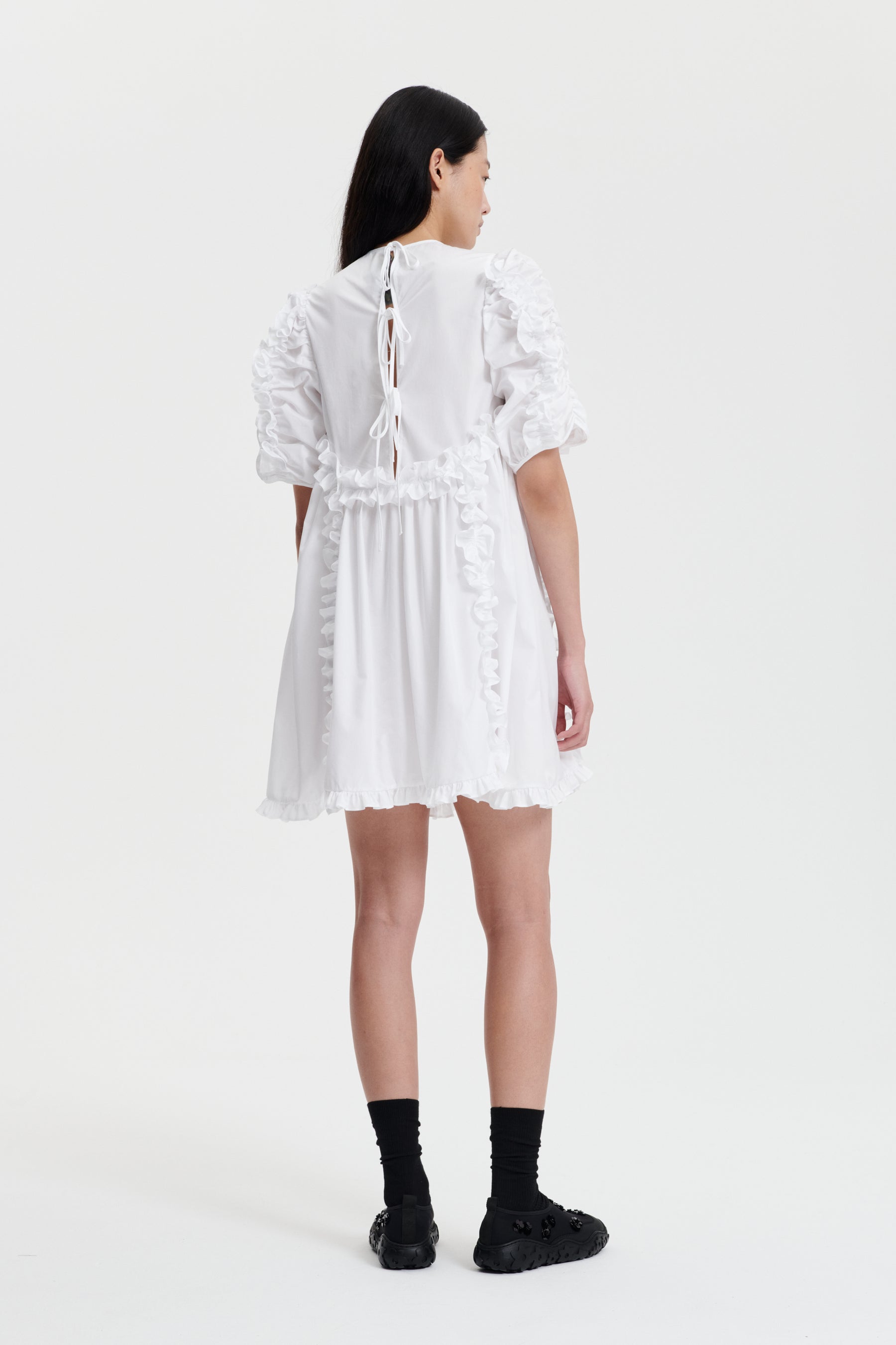 GINNY | DRESS COTTON WHITE