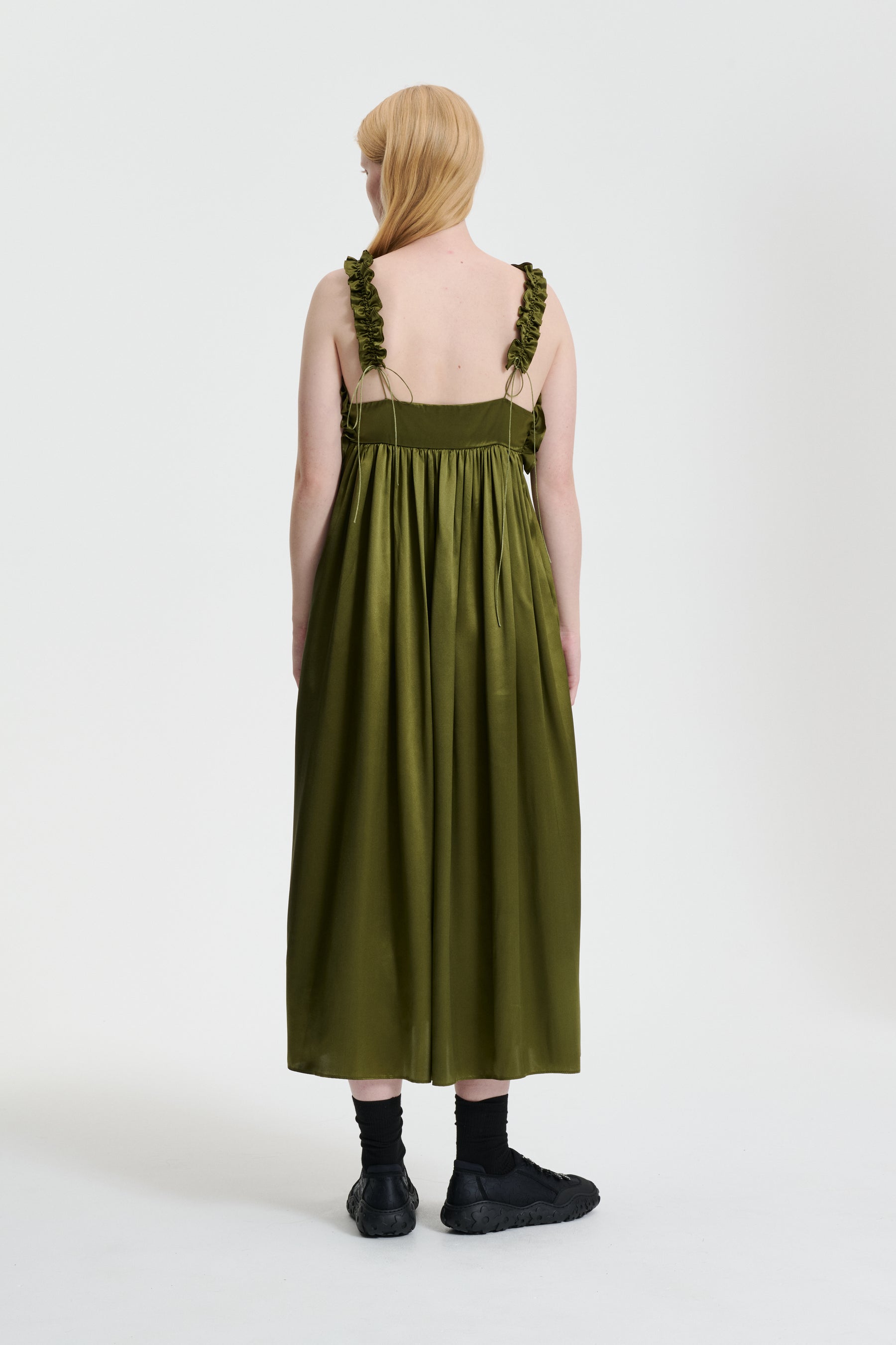 ワンピース CECILIE BAHNSEN Dresses (1 25RTW10031 OLE DRESSPINE GREEN) SOFIE | DRESS COTTON PINE GREEN