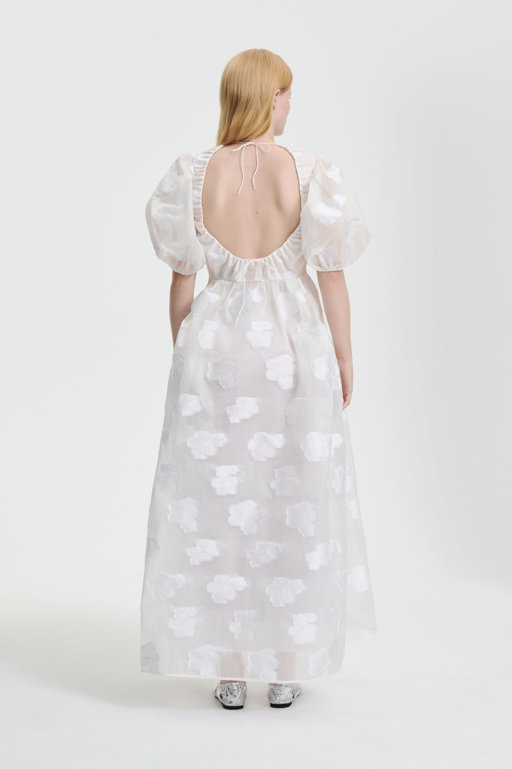 LOLA | DRESS KUMO FIL-COUPE WHITE BRIDAL