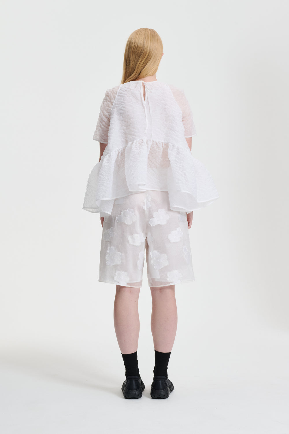 SUSI | TOP NIMBUS MATELASSE WHITE