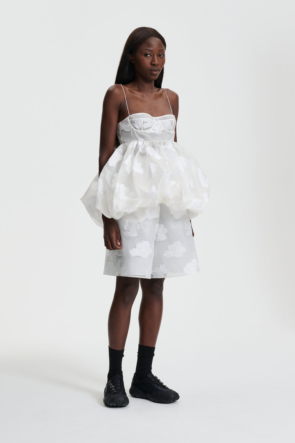 ANETTE | TOP KUMO FIL-COUPÉ WHITE
