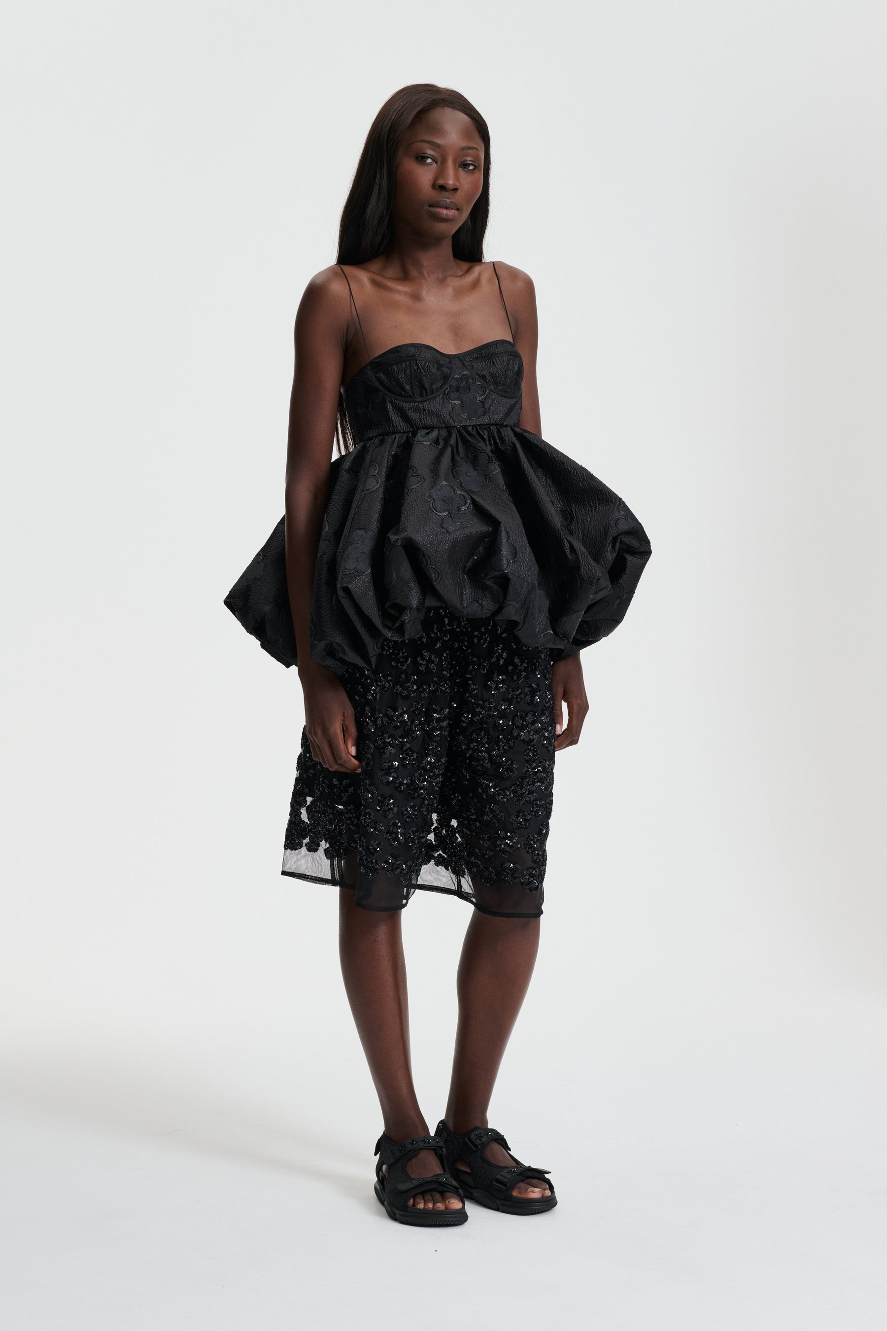 ANETTE | TOP KUMO FIL-COUP… BLACK
