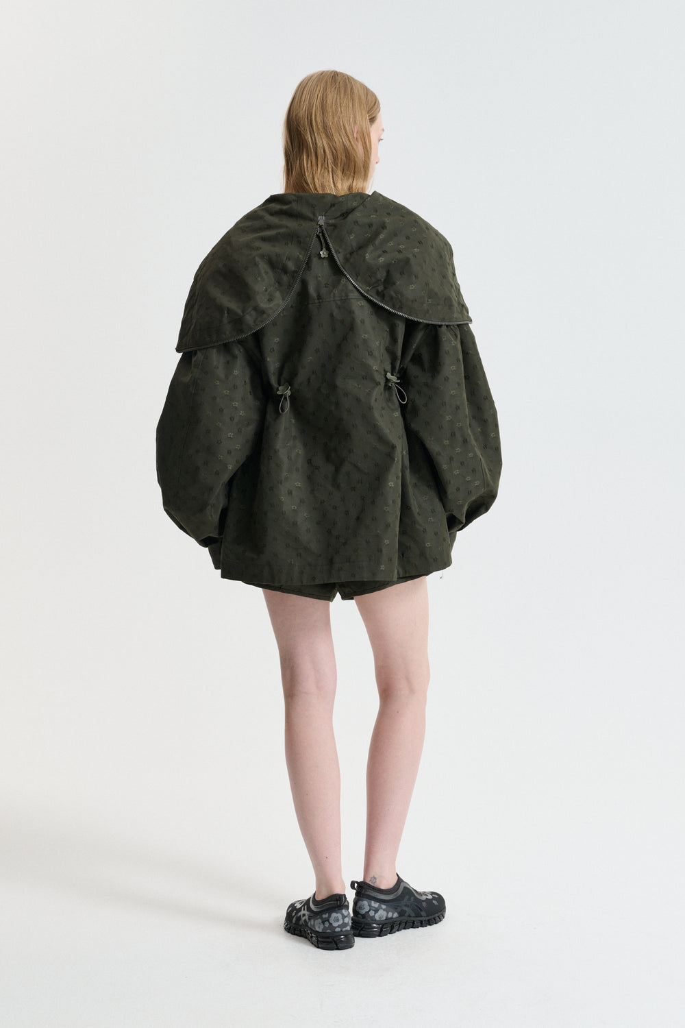 CBDENNON | JACKET IRIS JACQUARD OLIVE