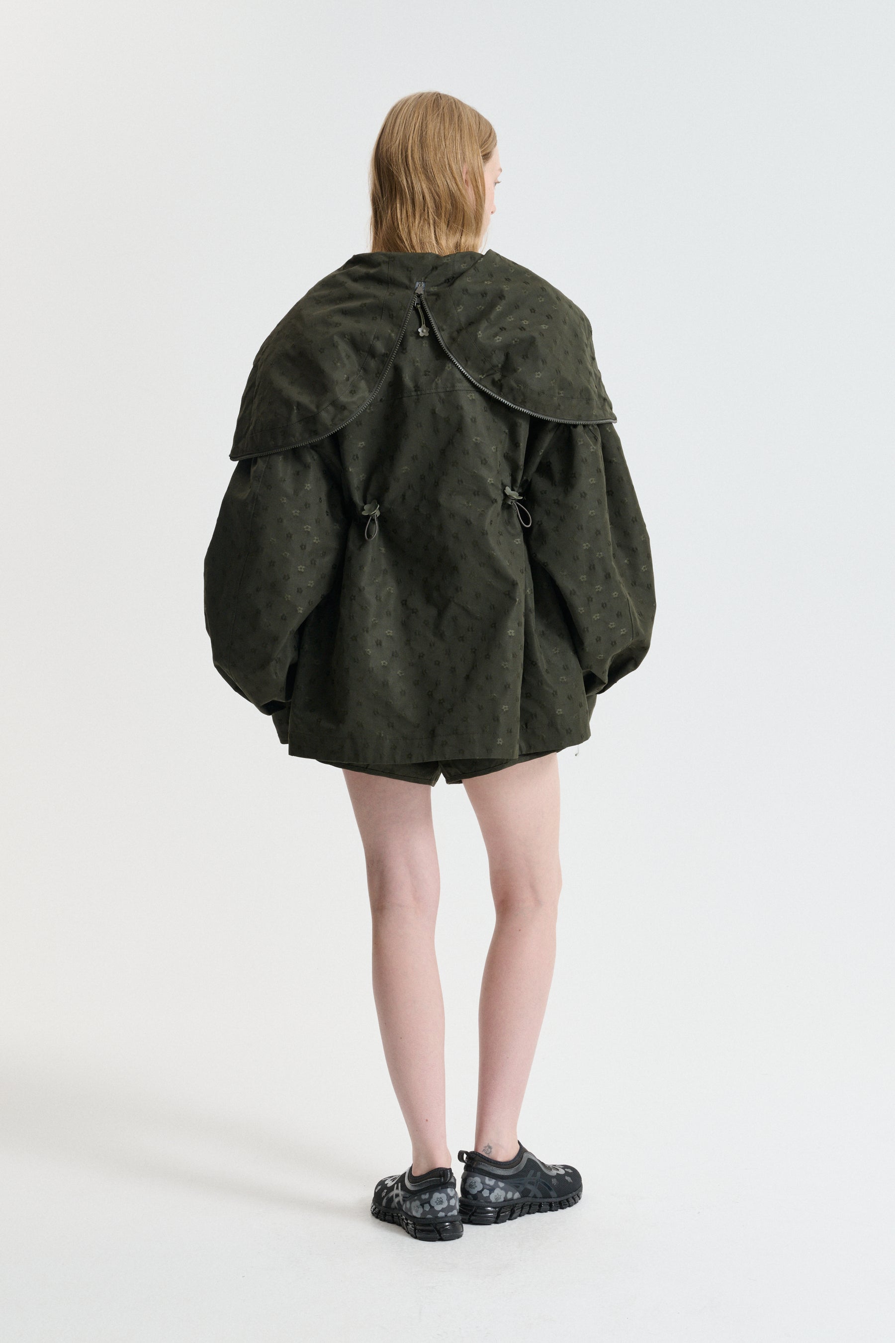 CBDENNON | JACKET IRIS JACQUARD OLIVE