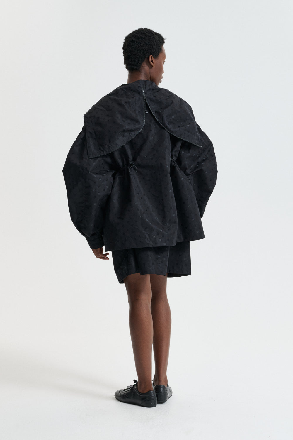 CBDENNON | JACKET IRIS JACQUARD BLACK