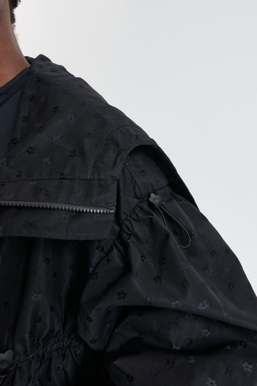 CBDENNON | JACKET IRIS JACQUARD BLACK