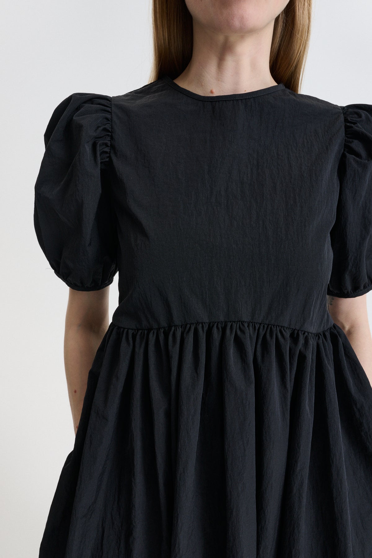 Cecilie Bahnsen Black Dress - Ss26 - Cbbodil | Dress Recycled Taffeta Black - UK10 & available in other sizes Cecilie Bahnsen Black Dress - Ss26 - Cbbodil | Dress Recycled Taffeta Black - UK10 & available in other sizes