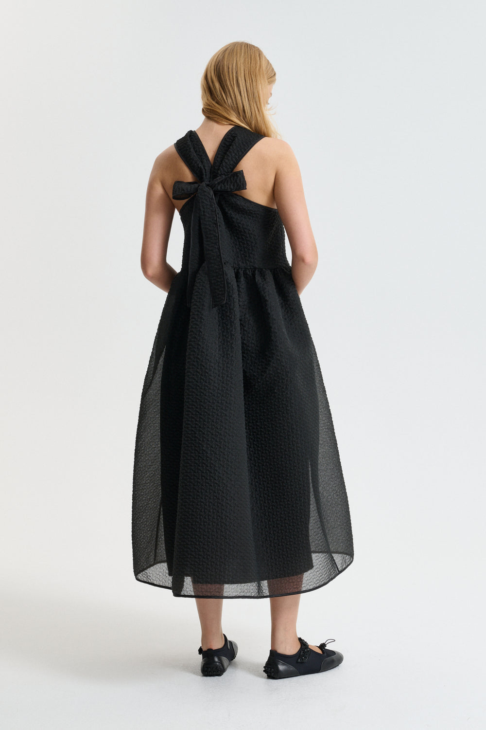 CBDORA | DRESS PLUMERIA PETIT BLACK