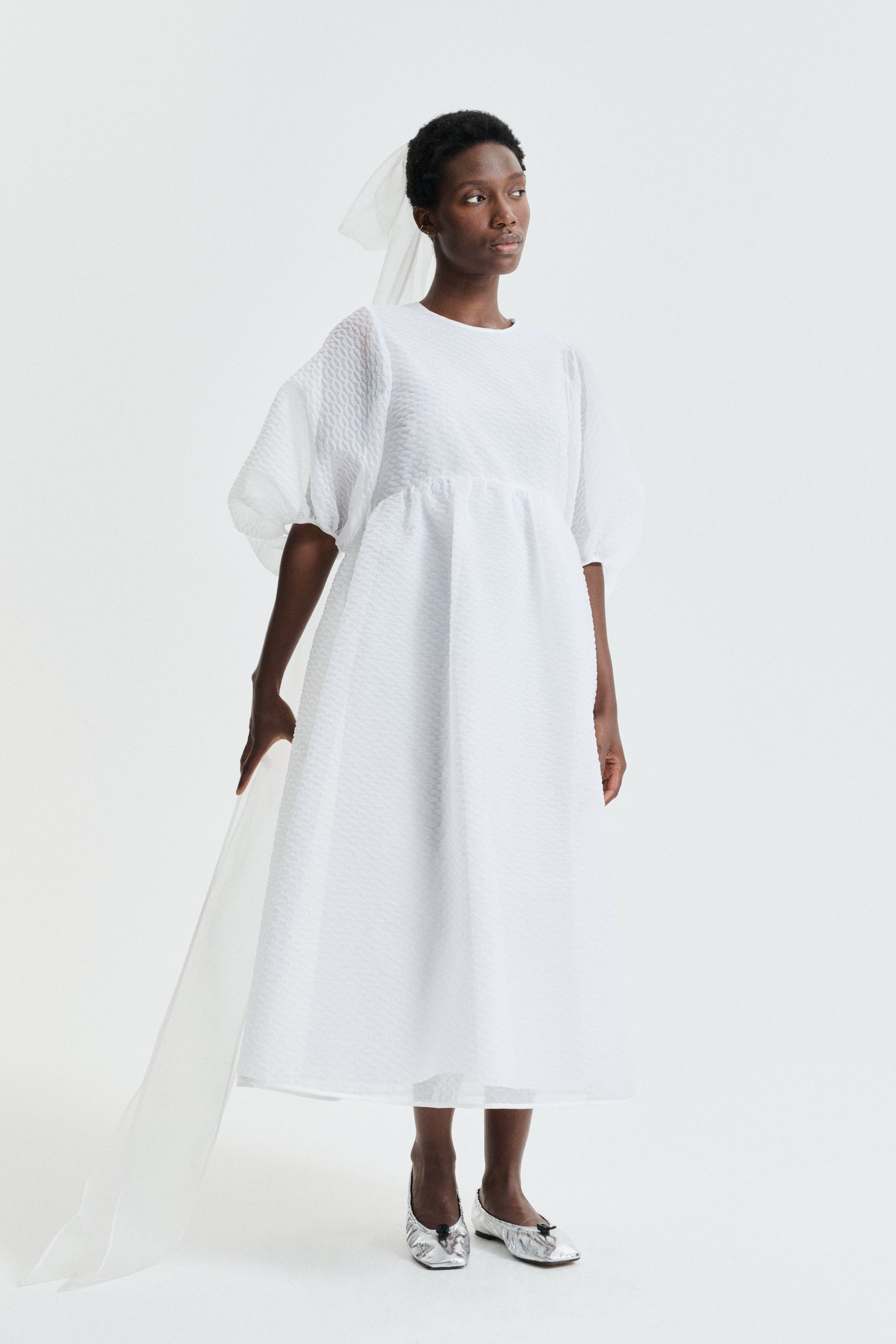 CBDARMEN | DRESS PLUMERIA PETIT WHITE BRIDAL
