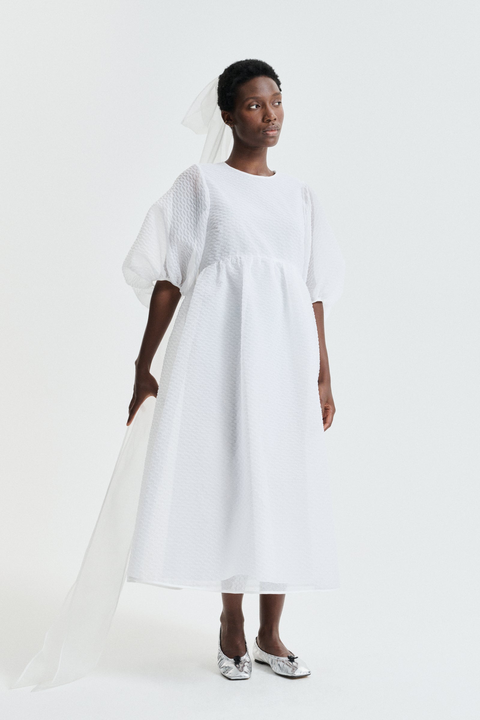 CBDARMEN | DRESS PLUMERIA PETIT WHITE BRIDAL